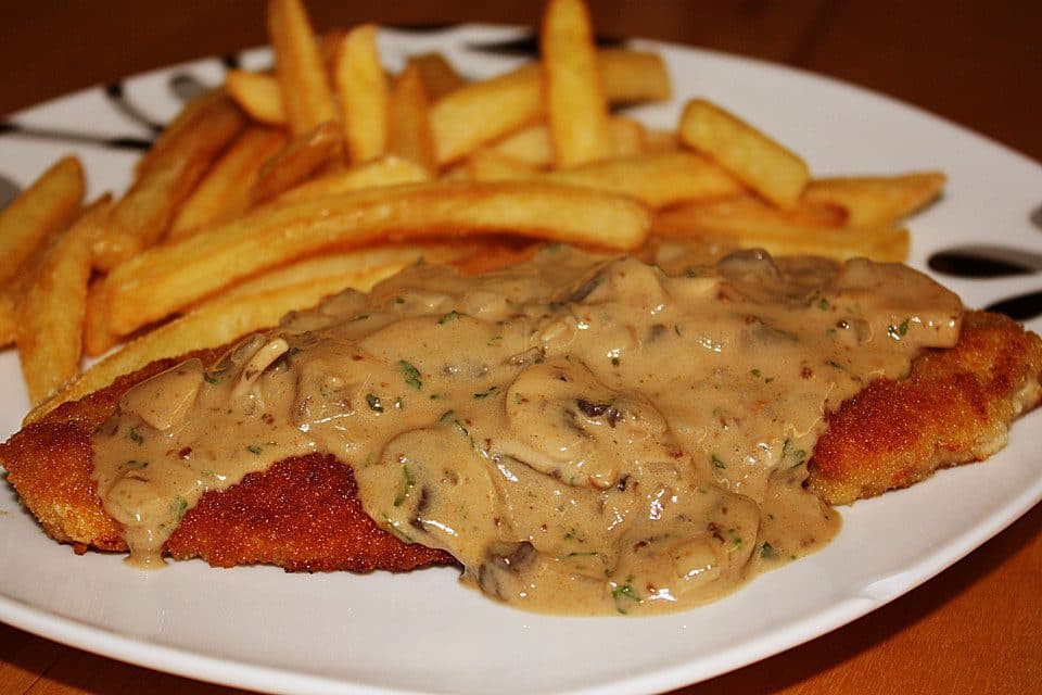 German Jaegerschnitzel Hunter Style