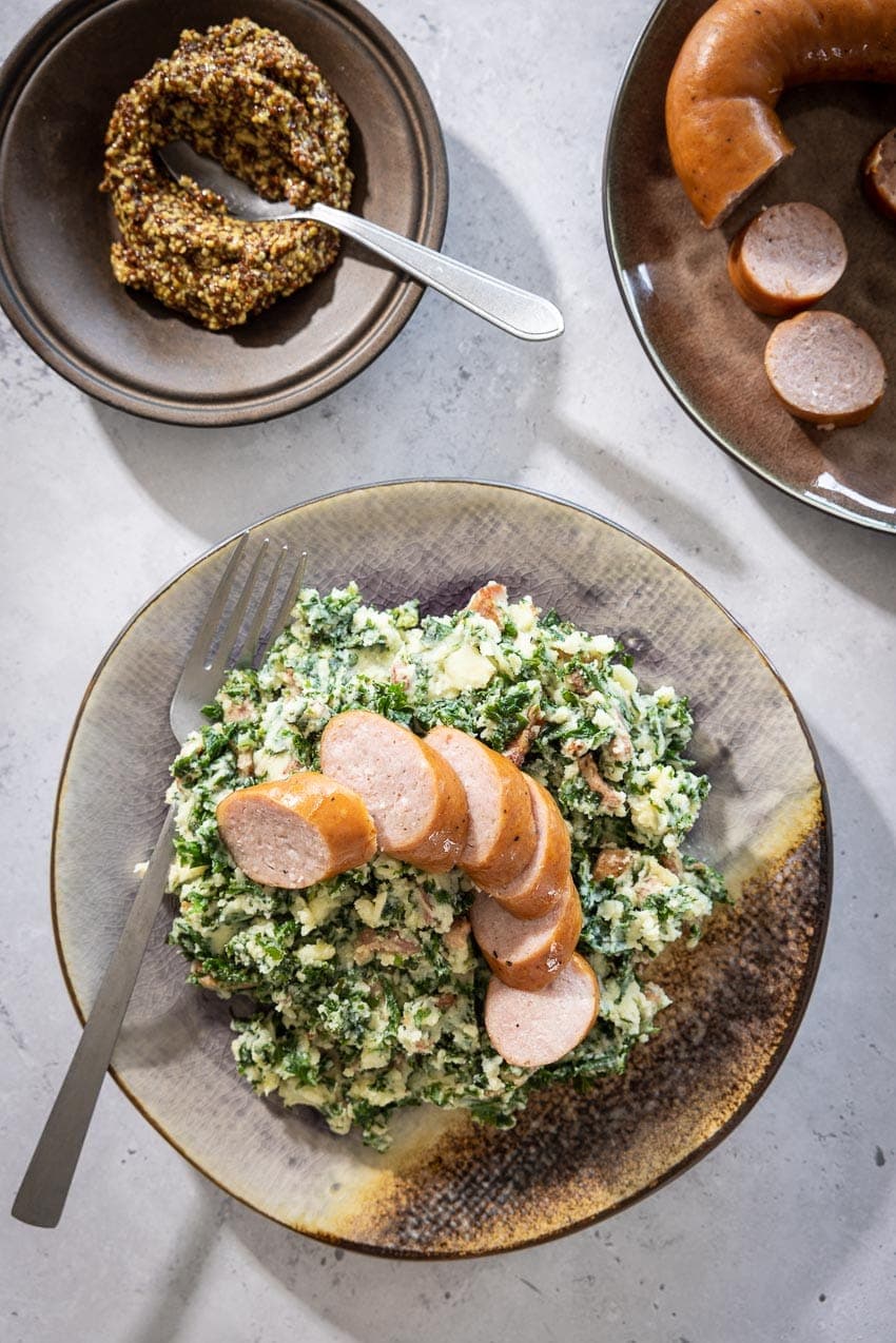 Kale Potato Mash (Dutch Boerenkool Stamppot)