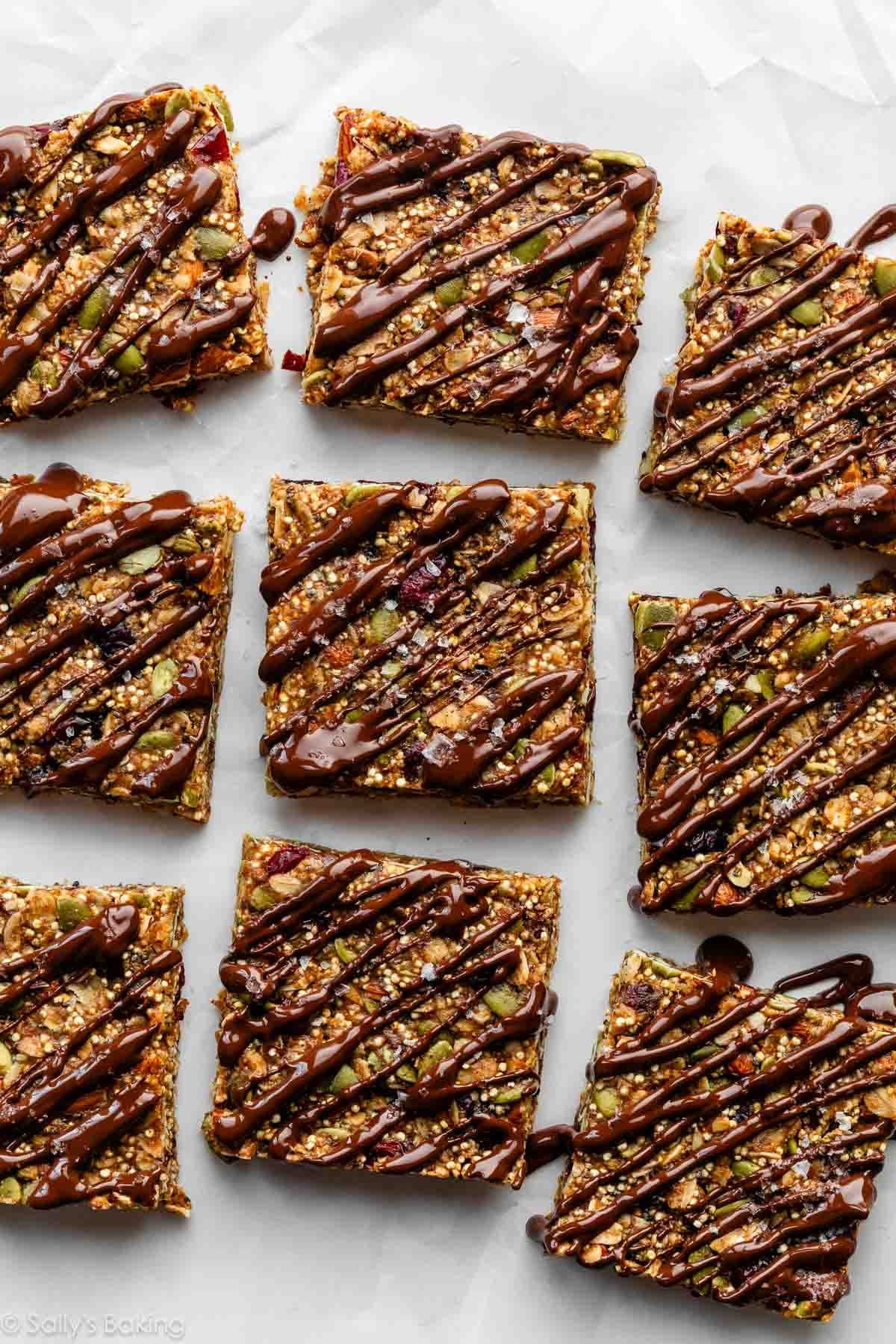 Salted Quinoa Granola Bars