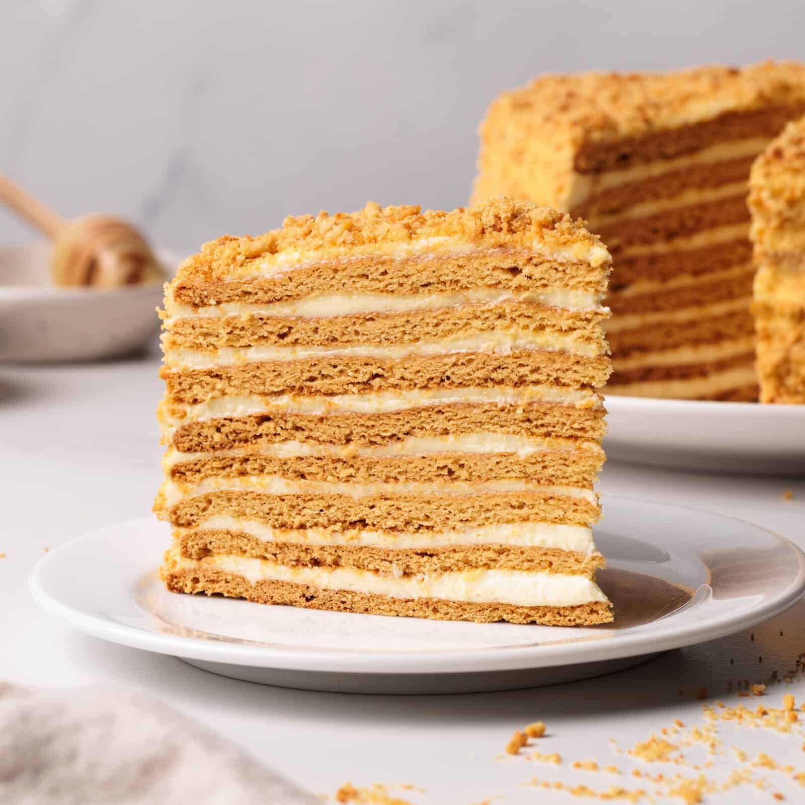 Medovik (Russian Honey Cake)