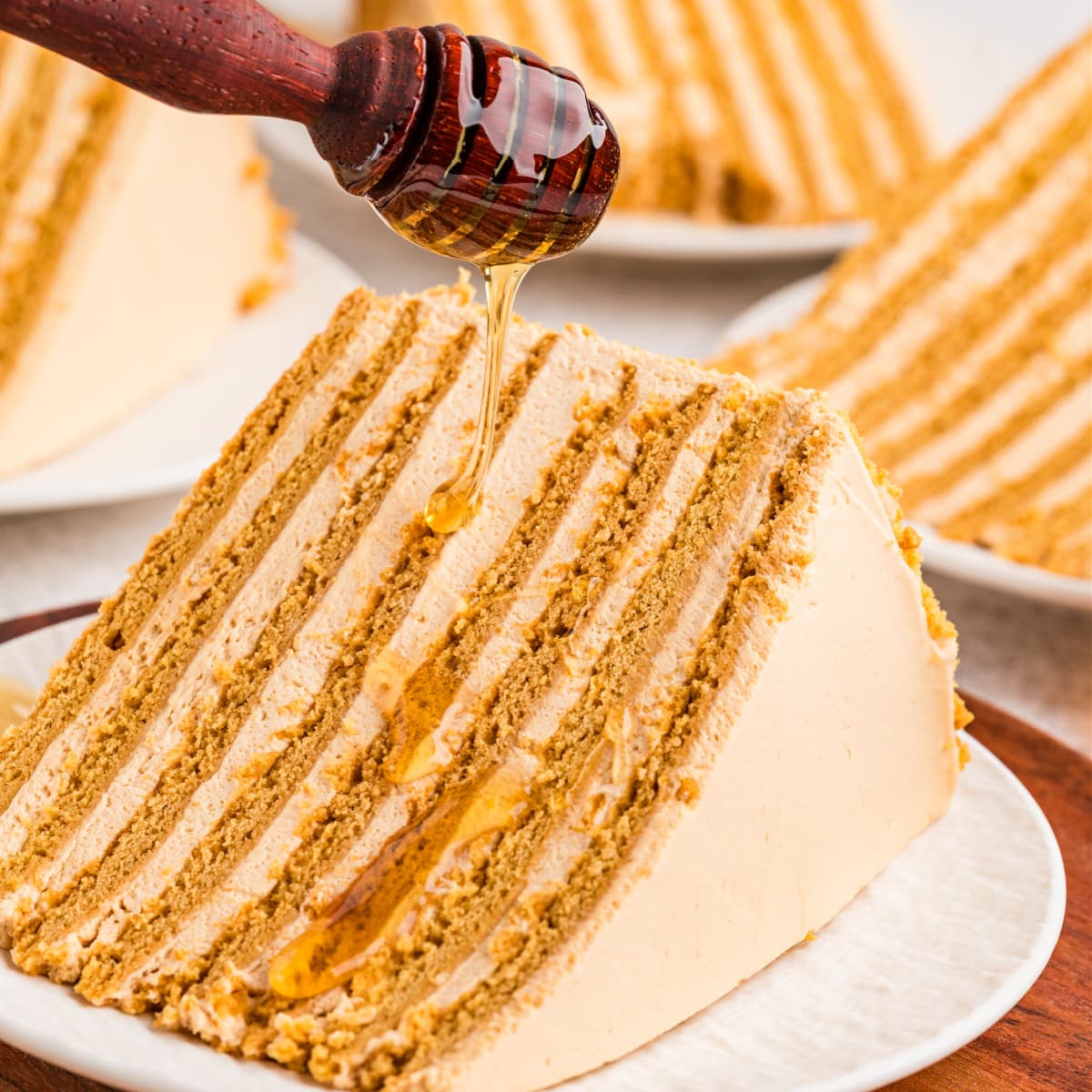 Russian Honey Cake (Medovik)