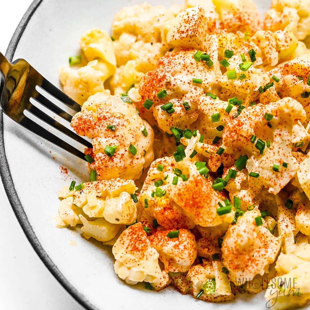 Cauliflower Potato Salad (Easy Recipe)