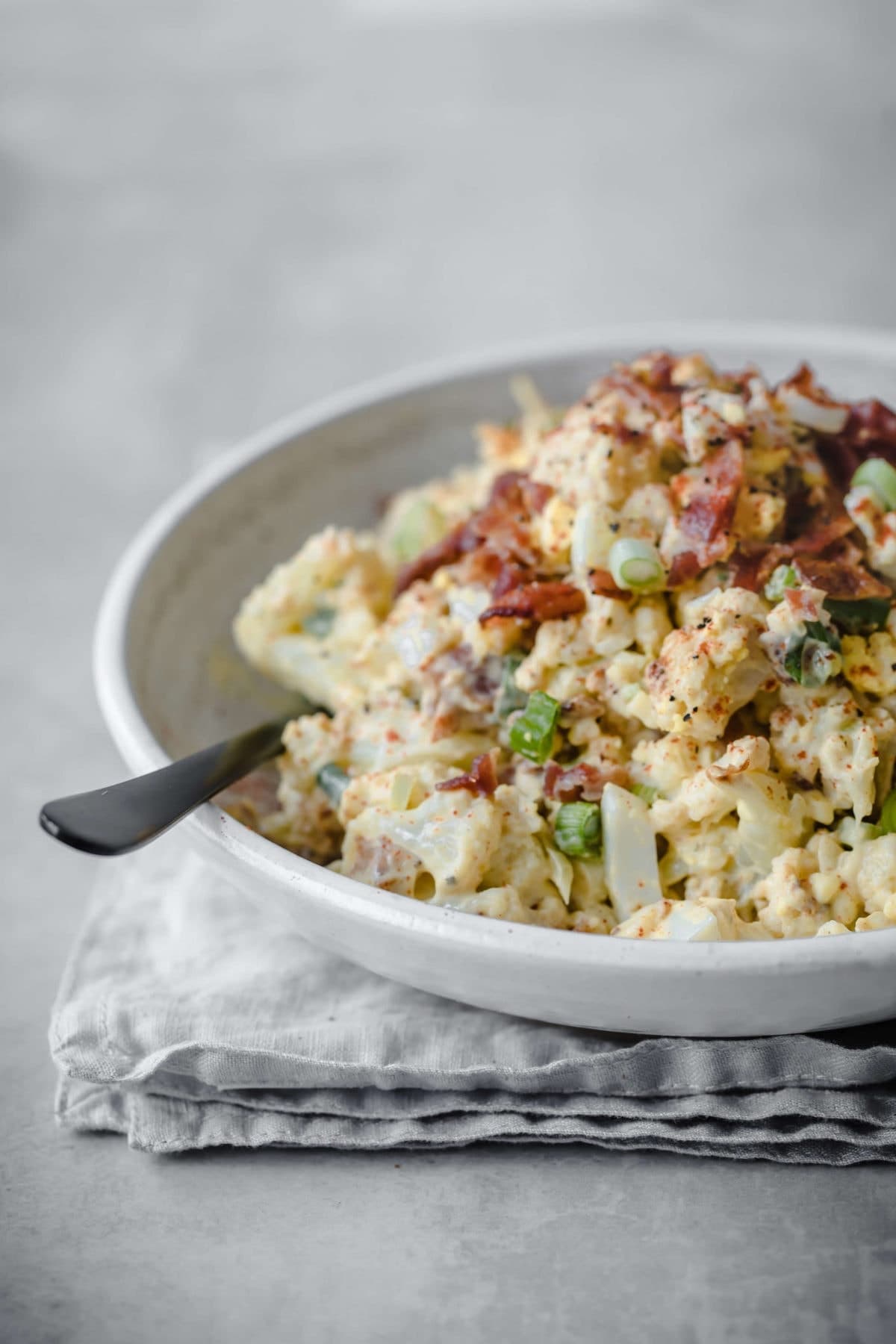 Loaded Mock Keto Potato Salad