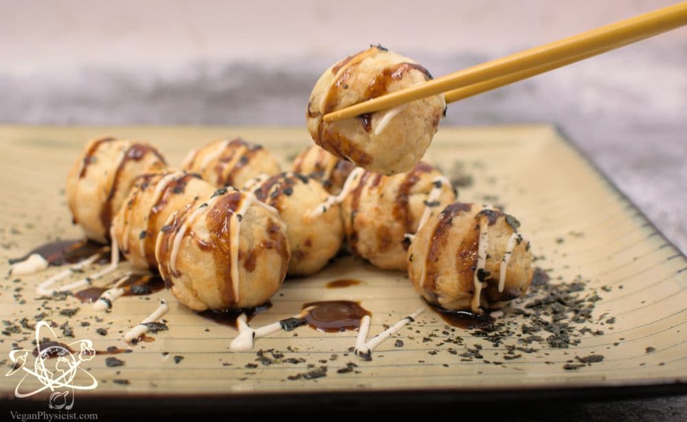 Vegan takoyaki