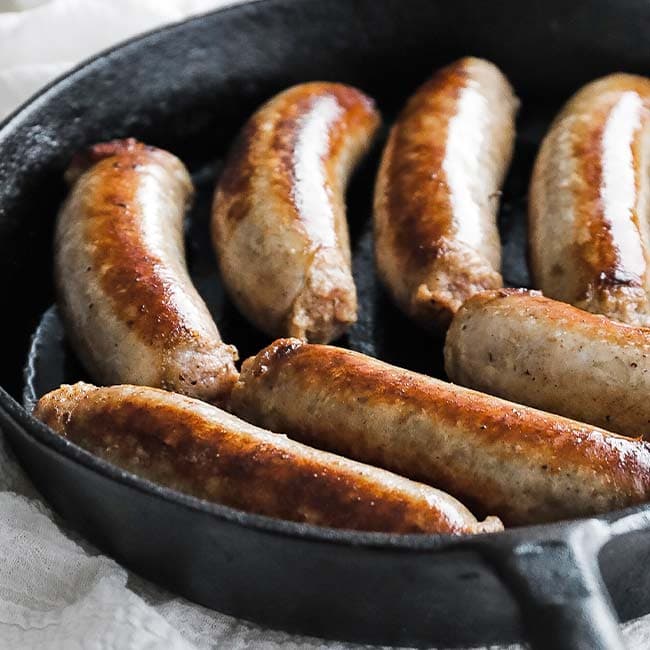 Homemade Irish-Style Bangers