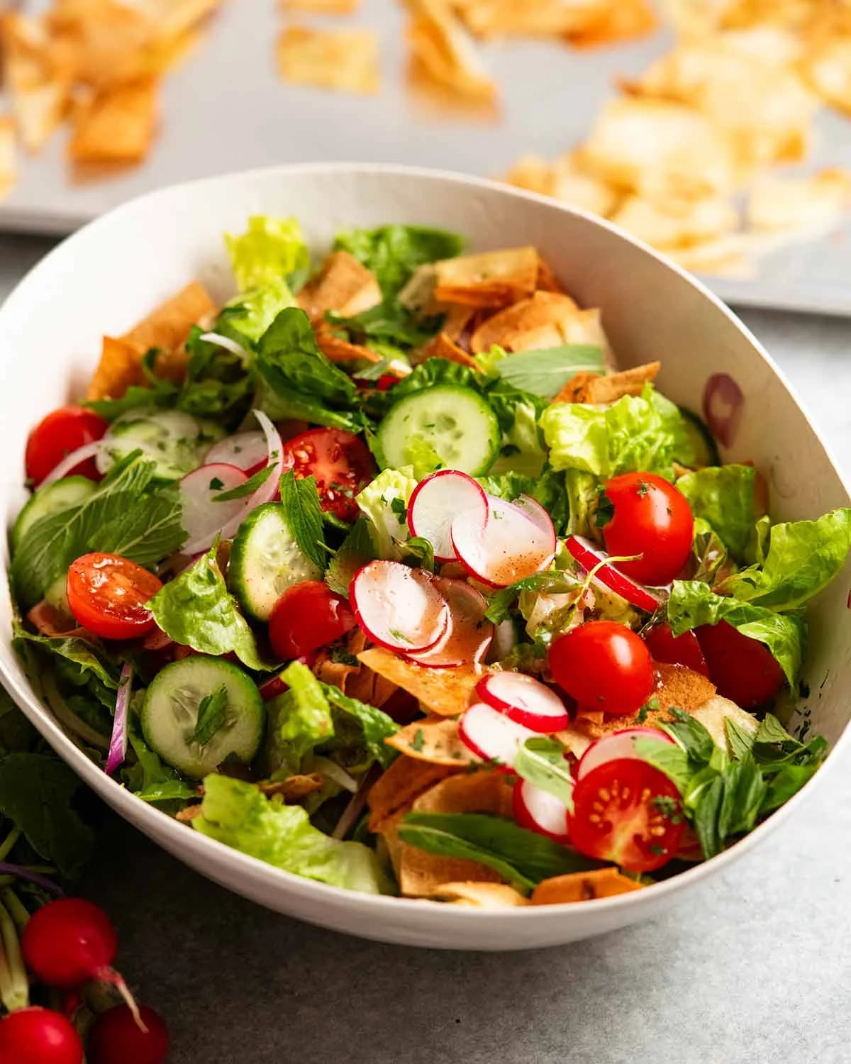 Lebanese Fattoush Salad