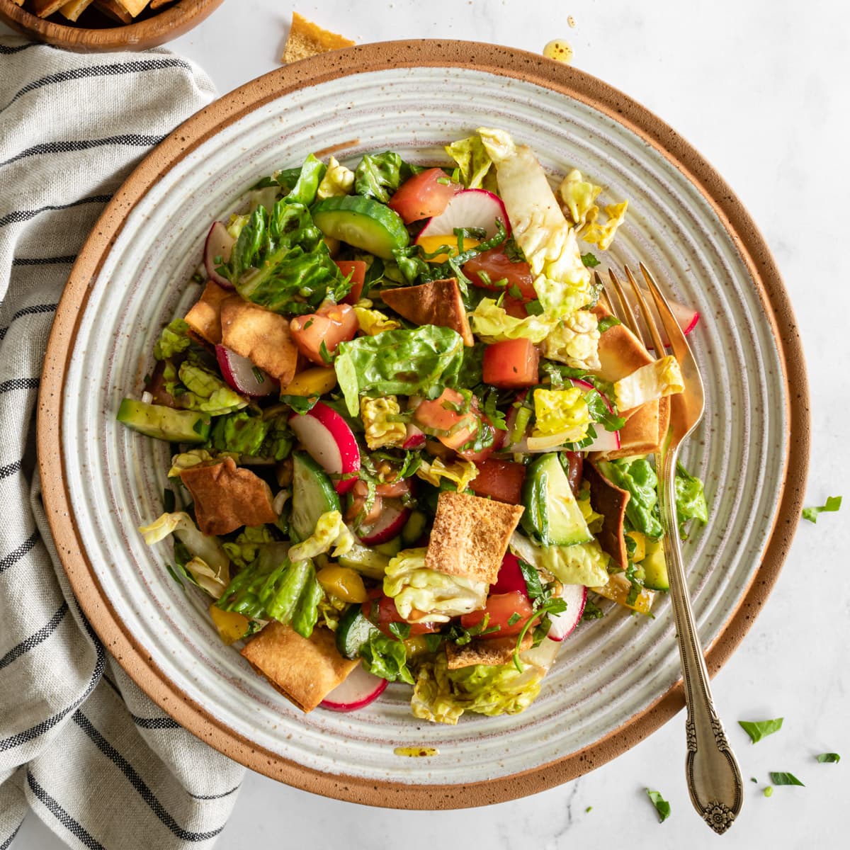 Authentic Fattoush Salad