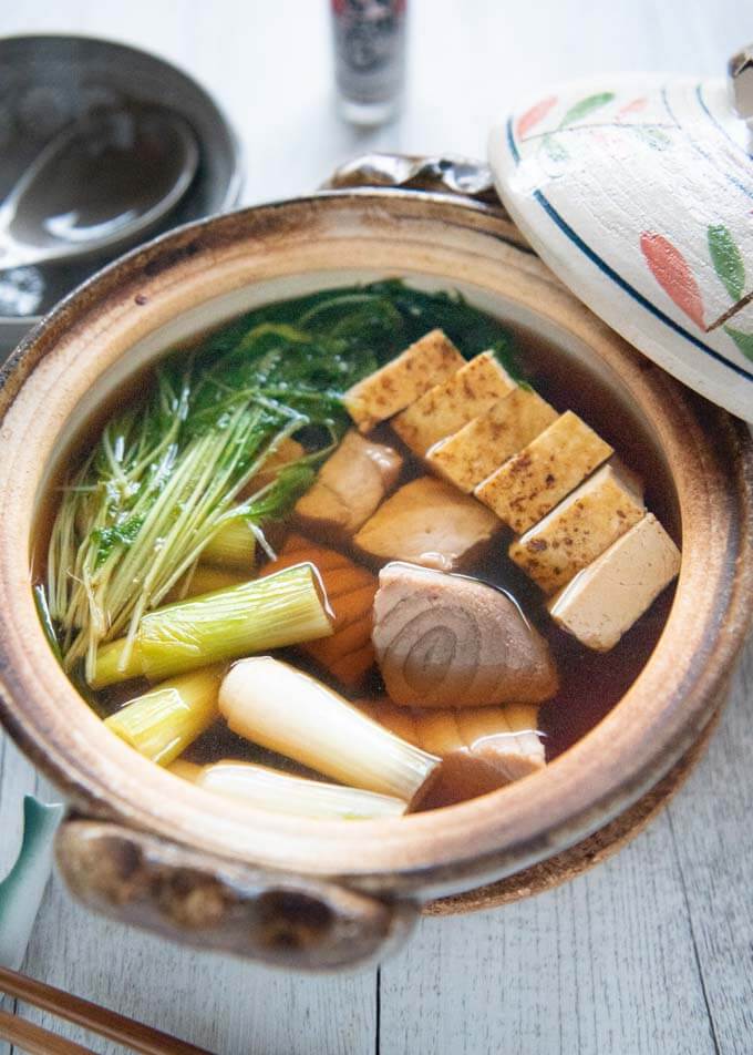Tuna and Green Onion Hot Pot (Negima Nabe)