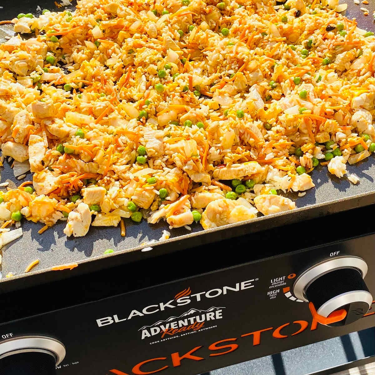 Blackstone Fried Rice (Chicken, Shrimp or Steak)