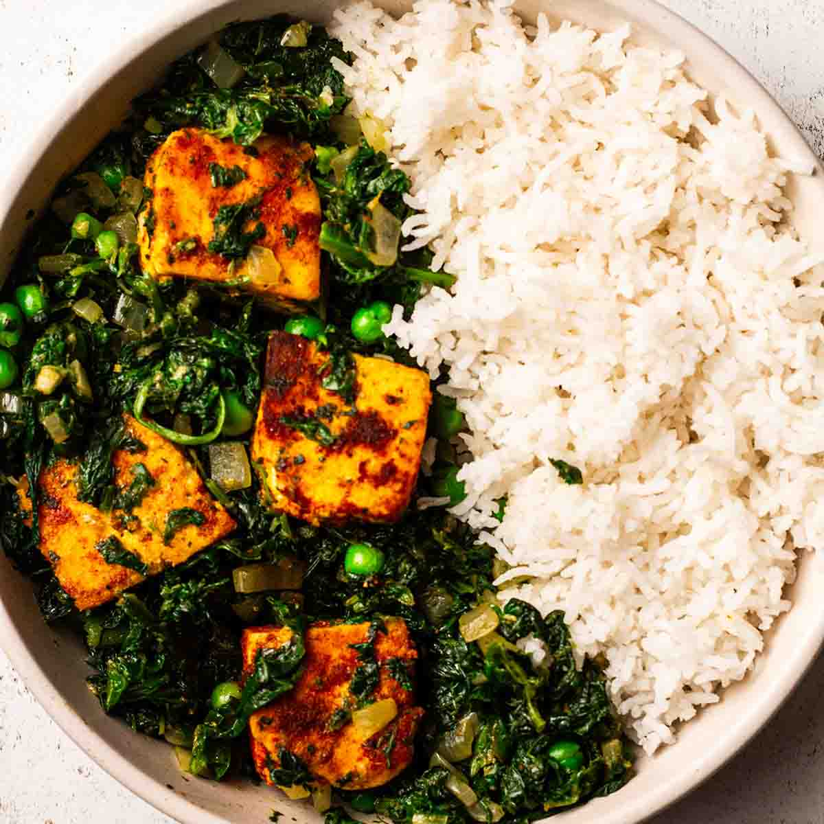 Easy Palak Paneer (Indian Spinach Curry)