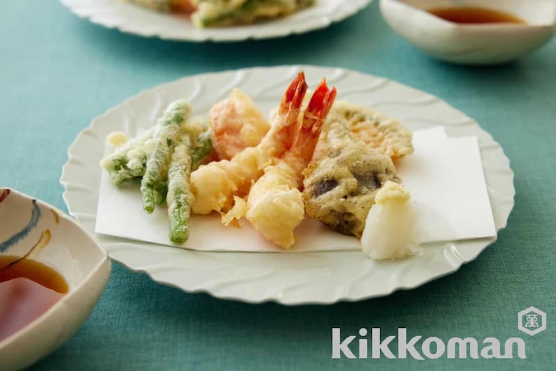 Tempura (Japanese Deep Fried Vegetables and Shrimp)