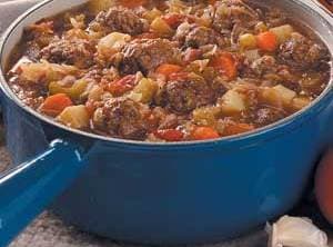 Bavarian Meatball Stew