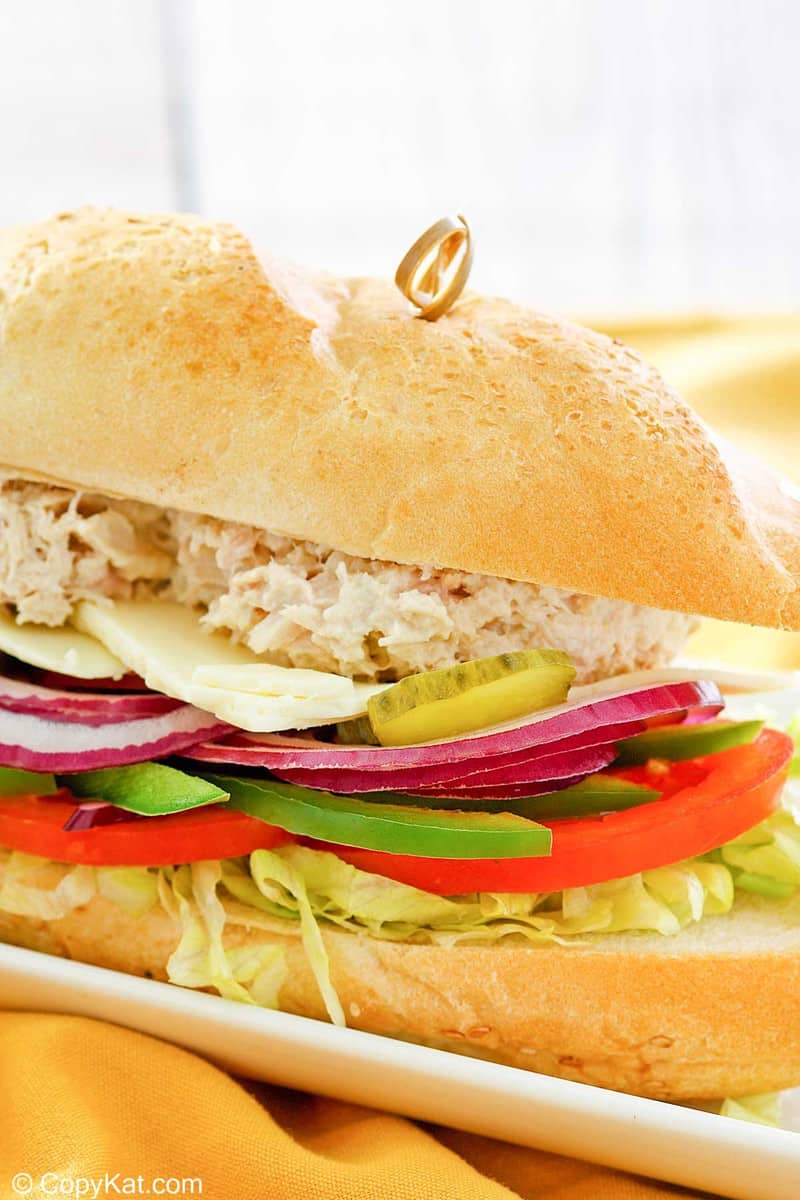 Subway Tuna Salad Sandwich