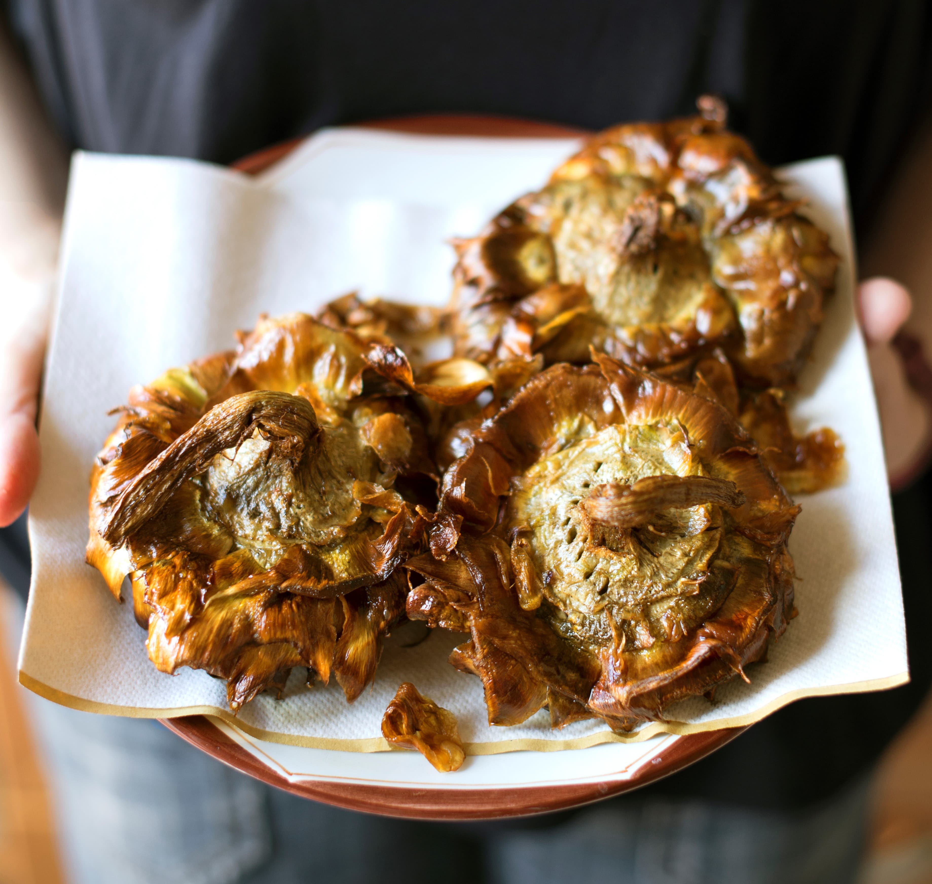 Carciofi alla Giudia (Jewish-Style Fried Artichokes)