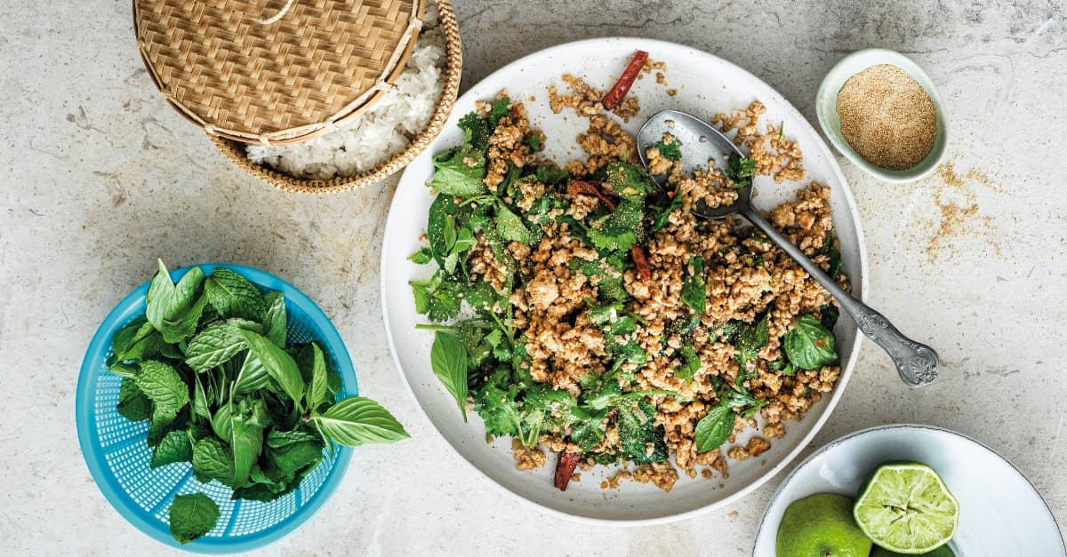 Larb, Laab, Laap: Thai Minced Meat Salad