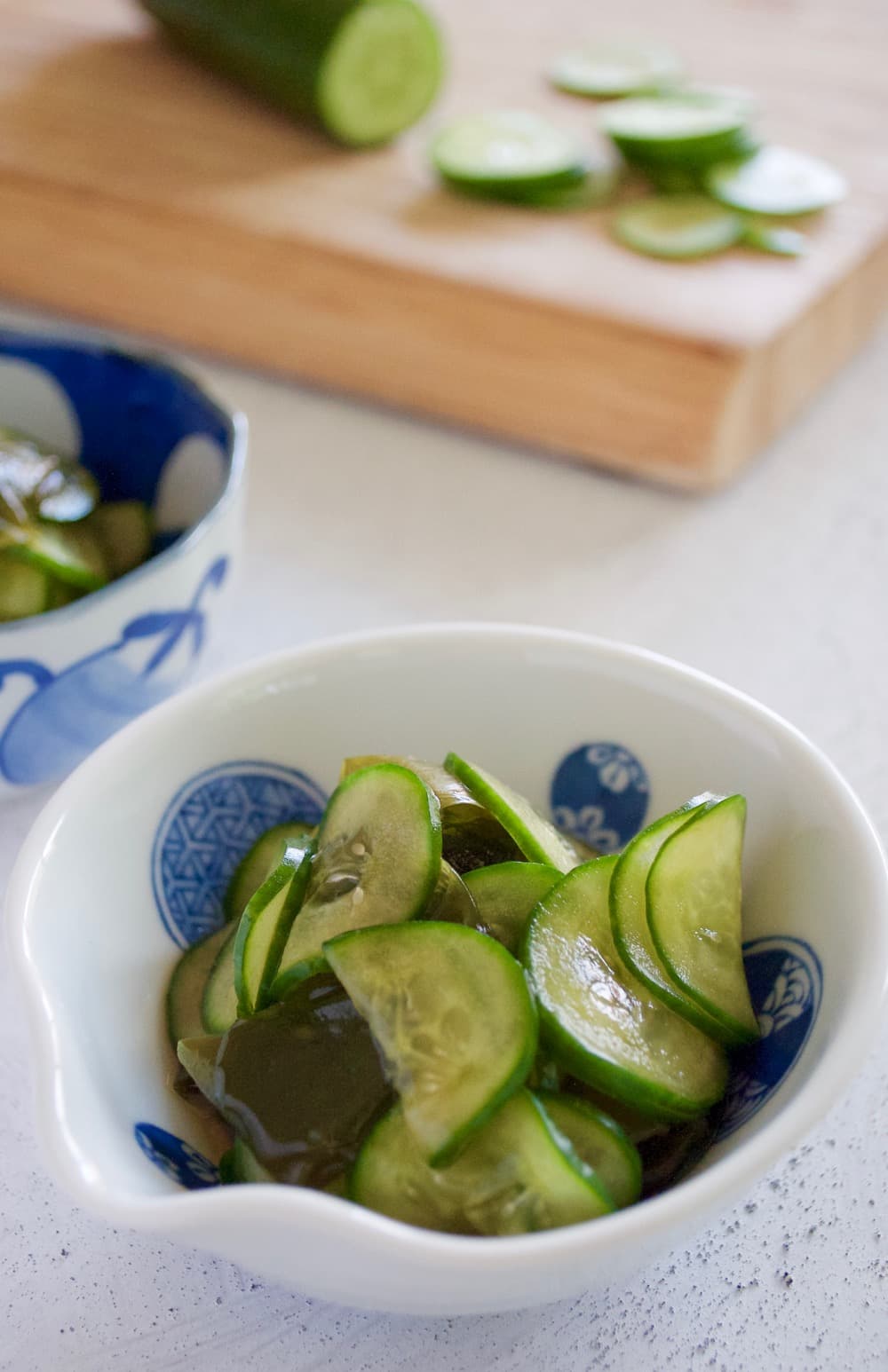 Cucumber and Seaweed Sunomono (Vinegar Dressing)