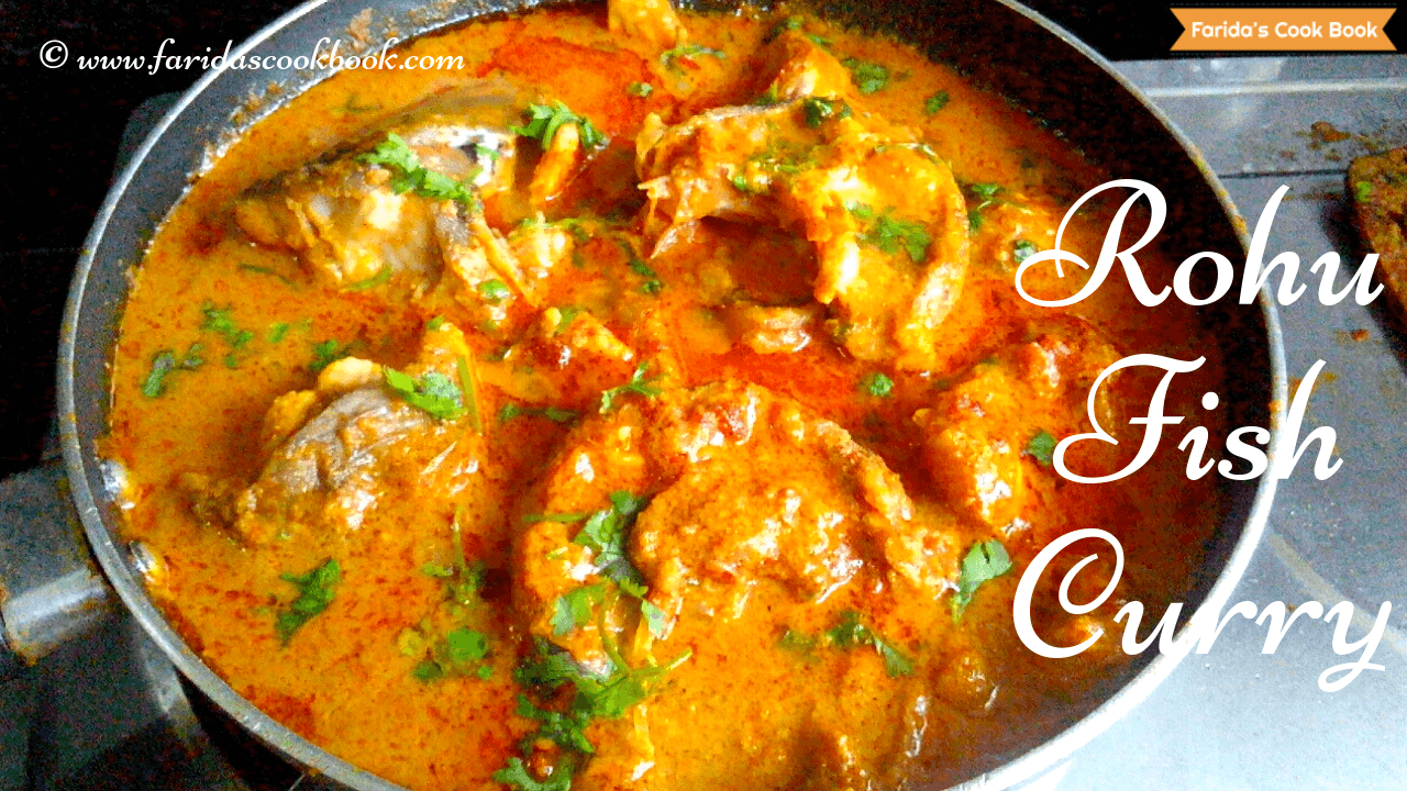 Fish curry | Indian rohu fish curry recipe | labeo rohita fish
