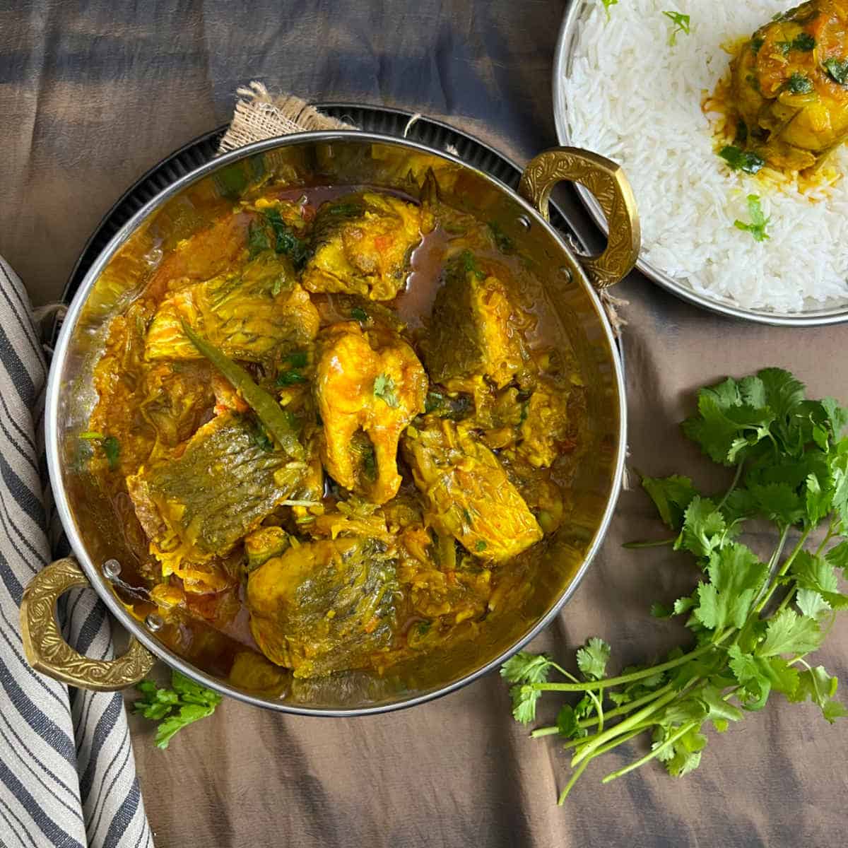 Bengali Fish Curry in (Macher Jhal)