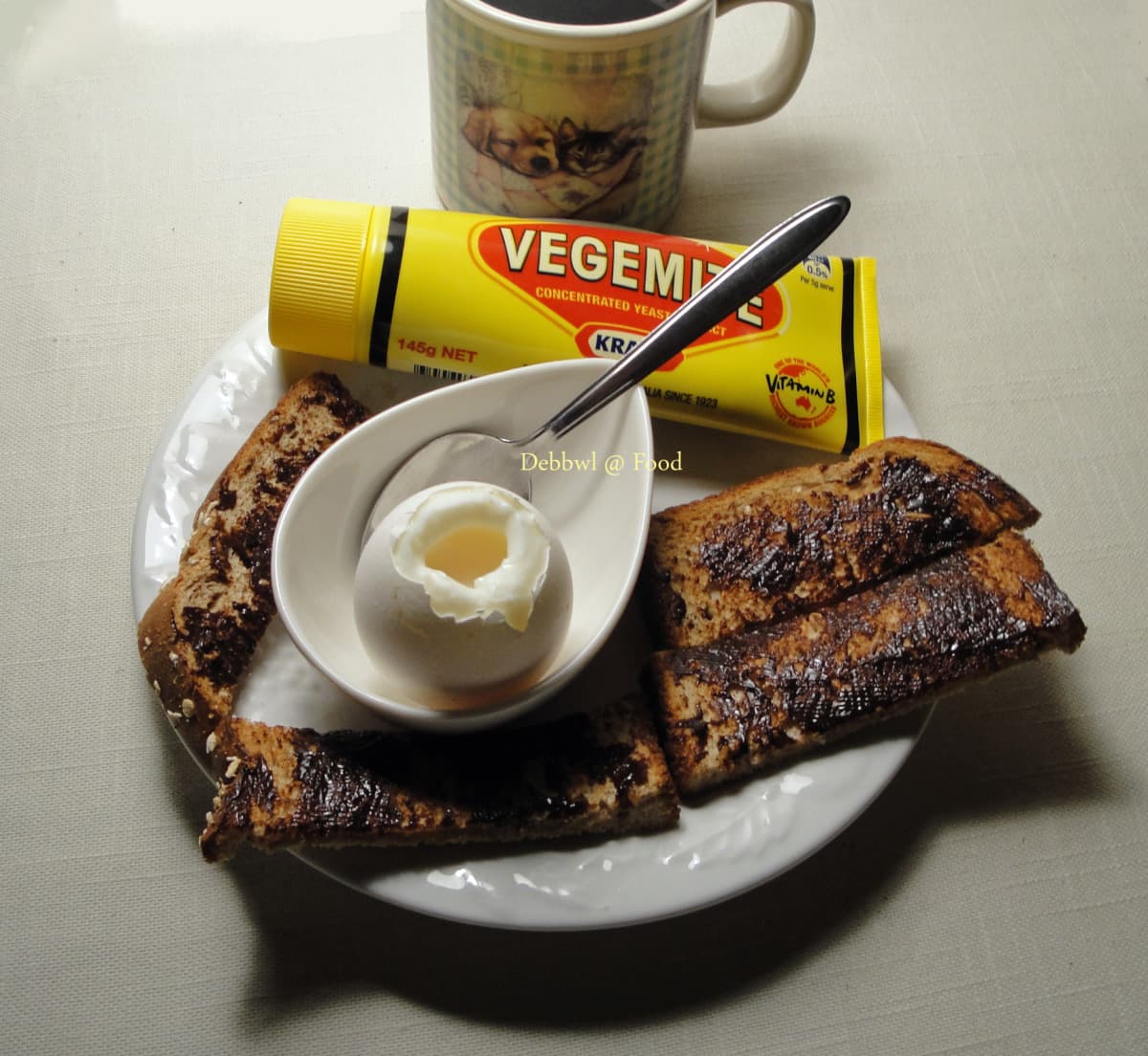 Egg and Vegemite Soldiers
