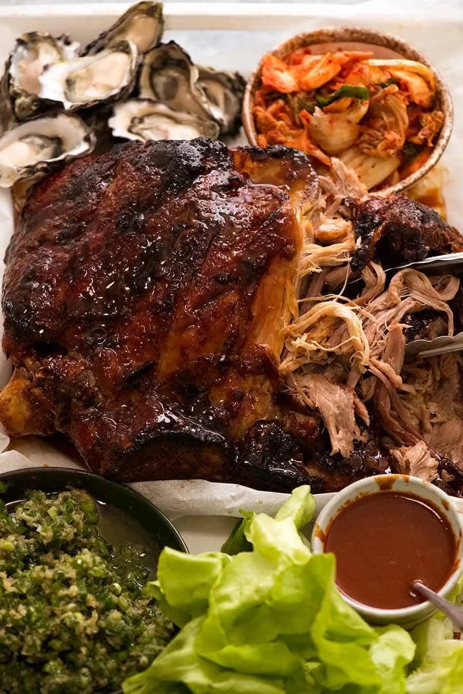 Momofuku Bossam (Korean Slow Cooked Pork Shoulder Roast)