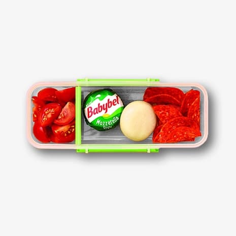 Mini Pizza with Babybel Cheese