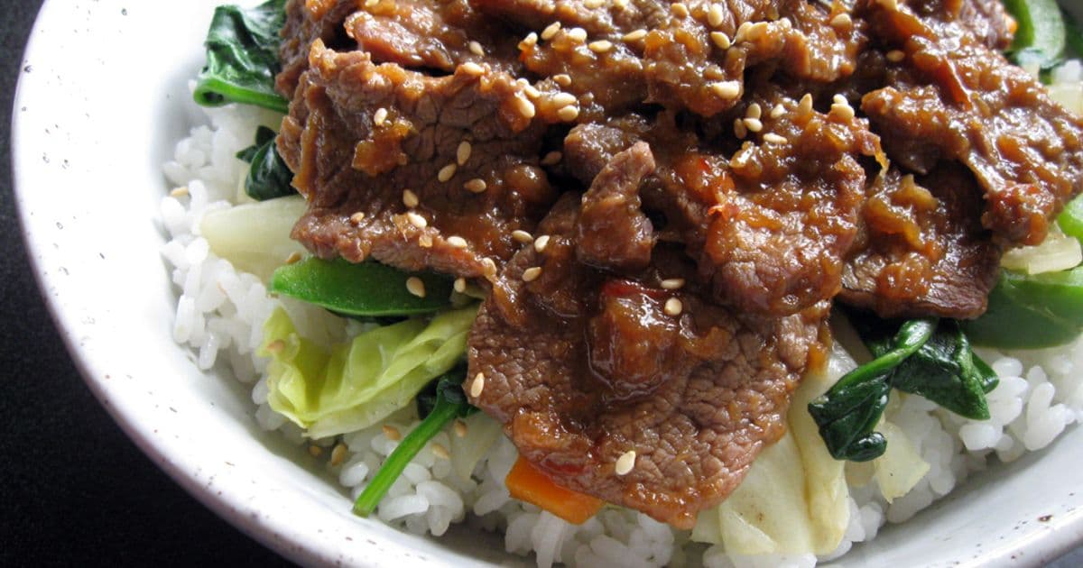 ’Jingisukan’ Lamb Rice Bowl