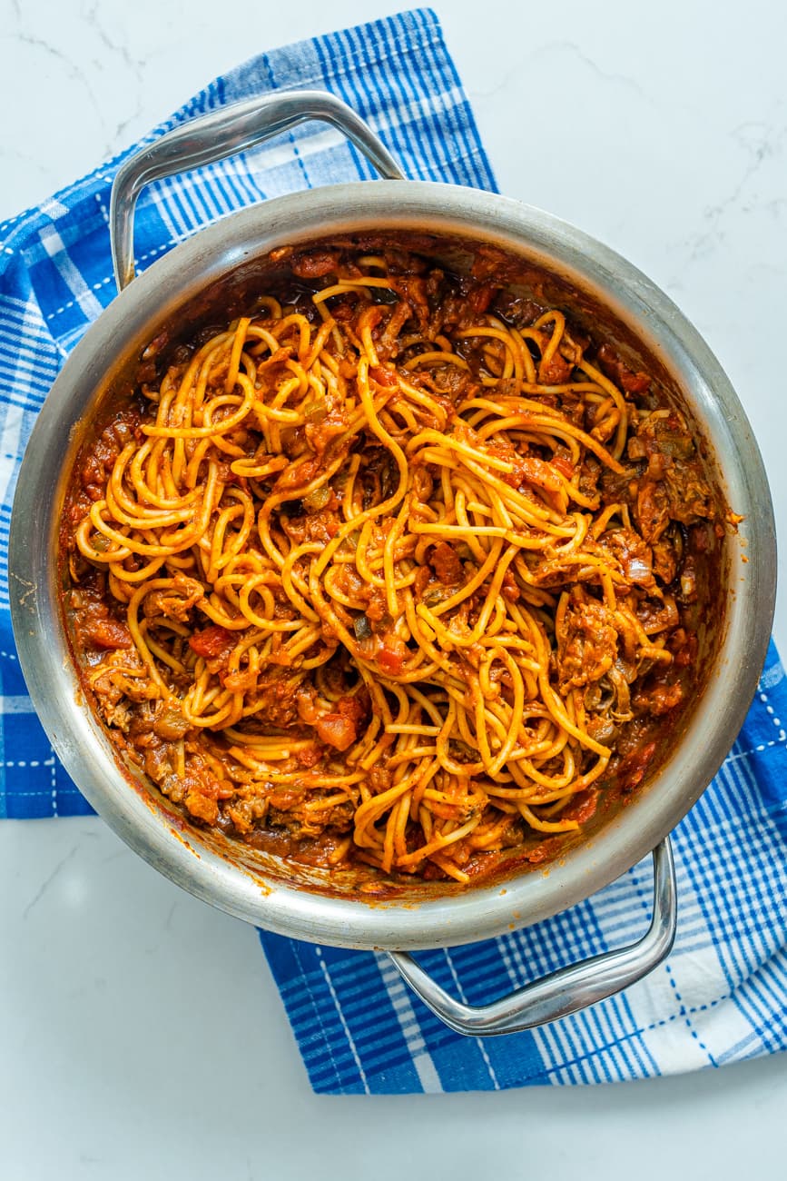 Memphis Barbecue Spaghetti