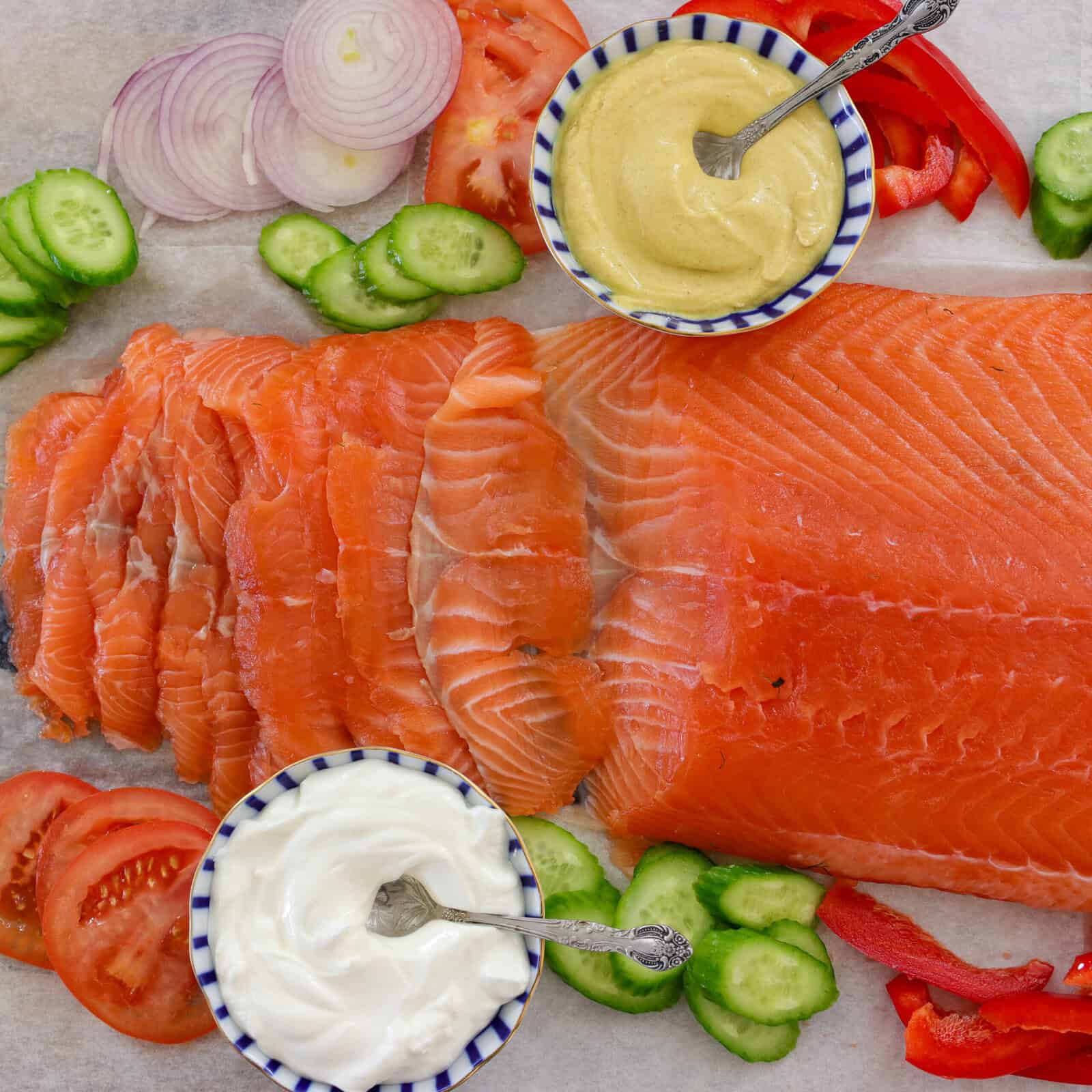Homemade Gravlax (Cured Salmon)