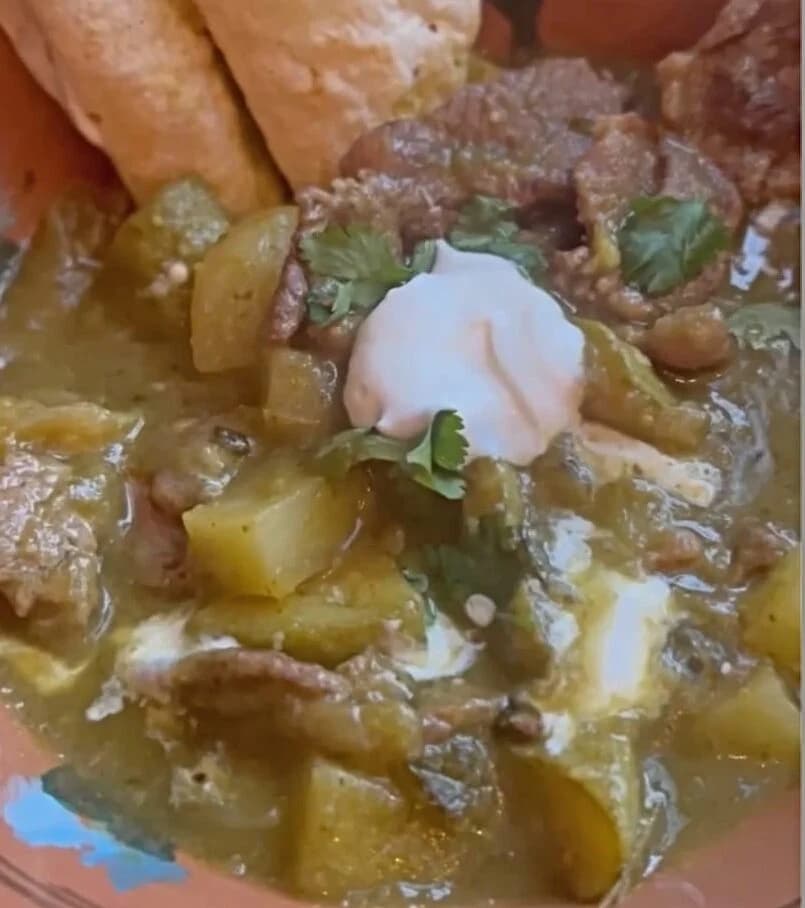 Carne en Salsa Verde or Mexican Beef u0026 Green Salsa Stew