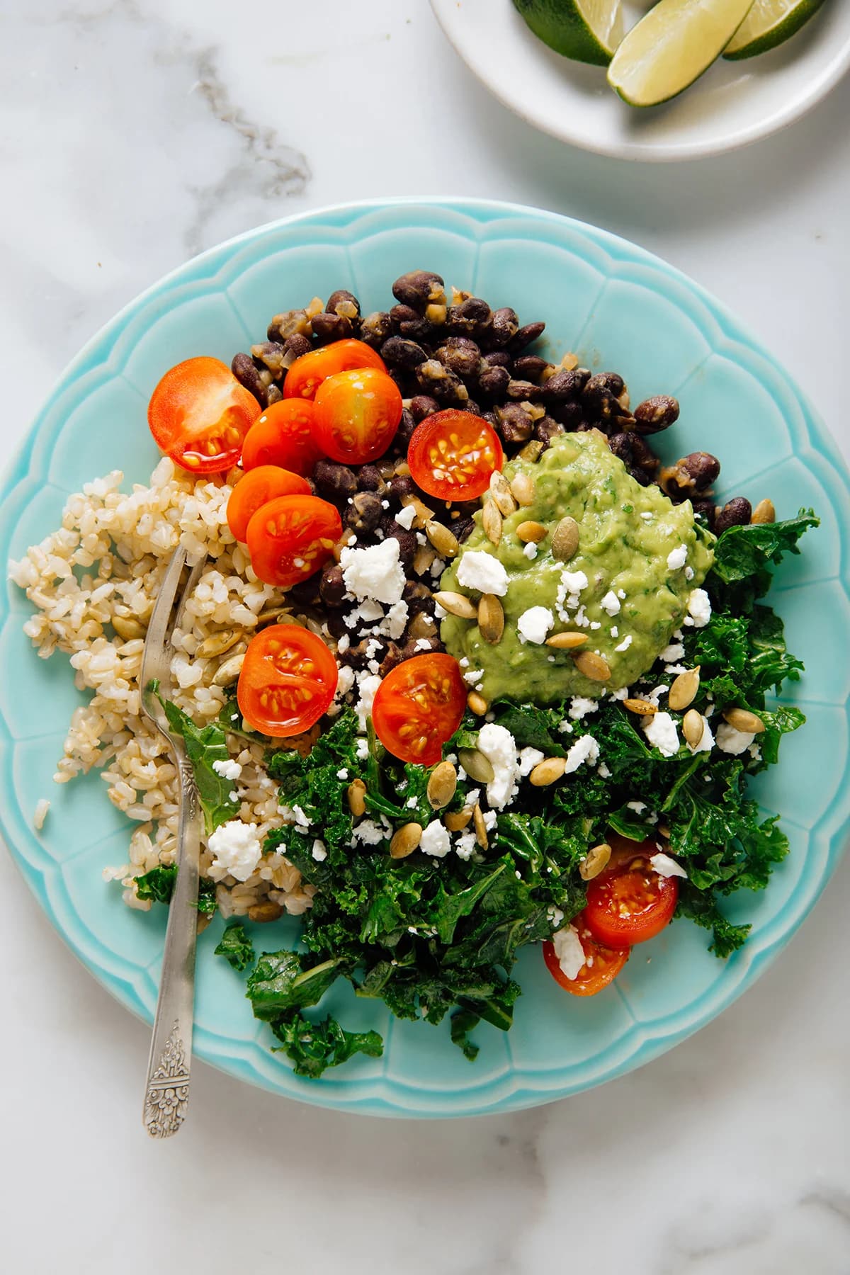 Kale and Black Bean Burrito Bowl