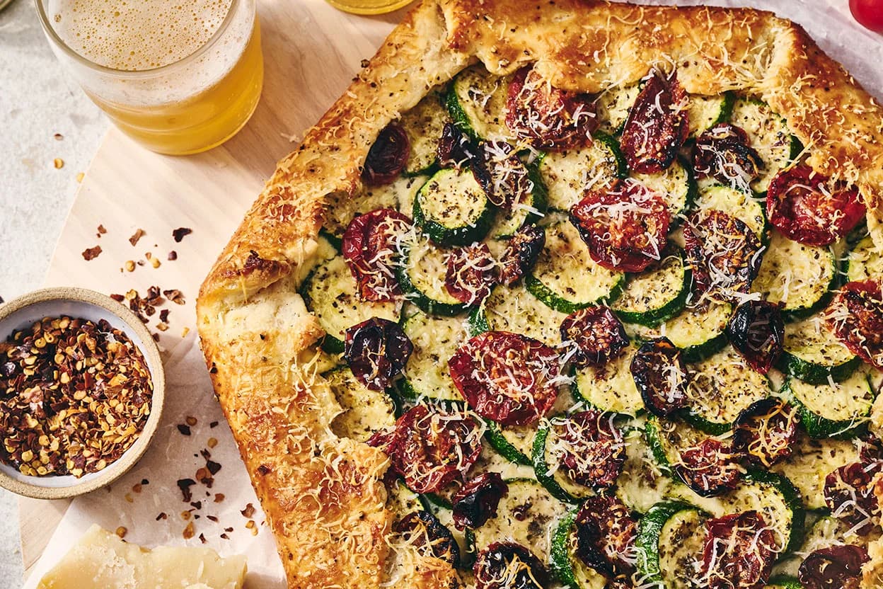 Savory Zucchini Galette