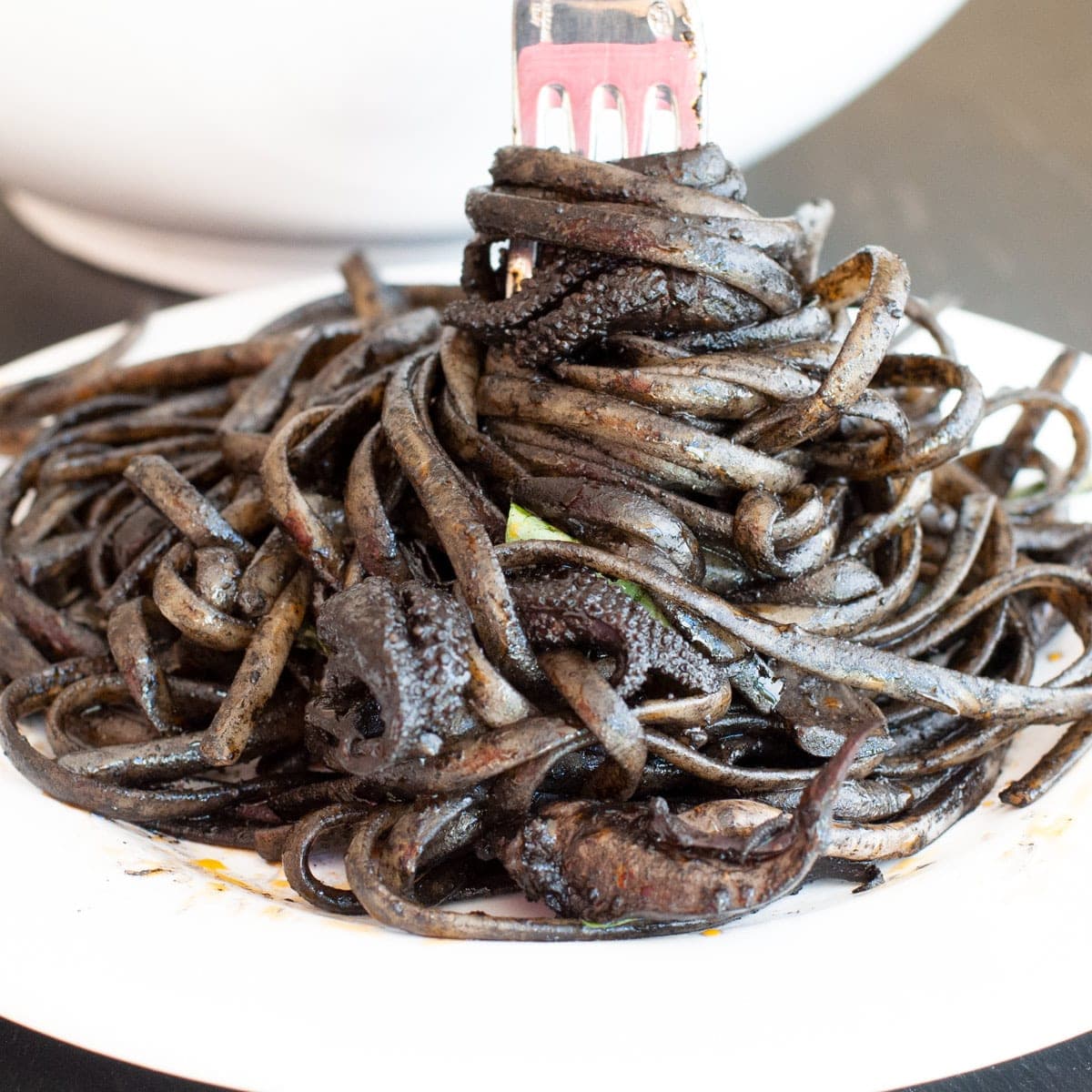  Pasta With Squid Ink Cuttlefish
