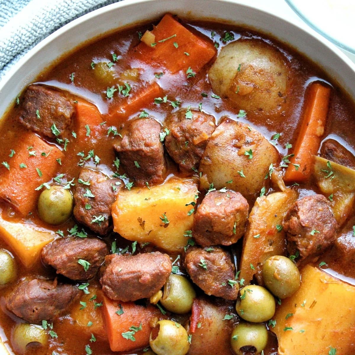 Beefless "Beef" Stew (Puerto Rican Style)