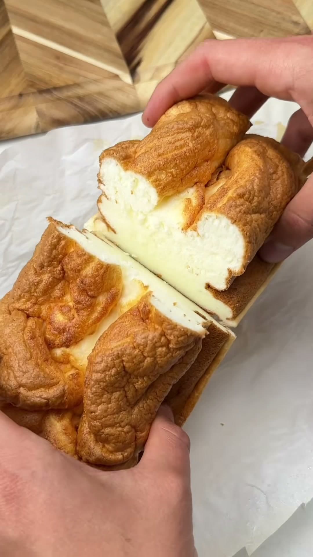 Fluffy Cottage Cheese Cloud Bread