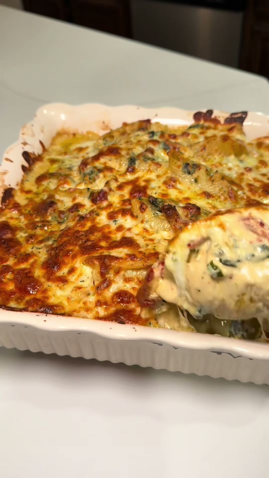 Tuscan Chicken and Shrimp Stuffed Shells