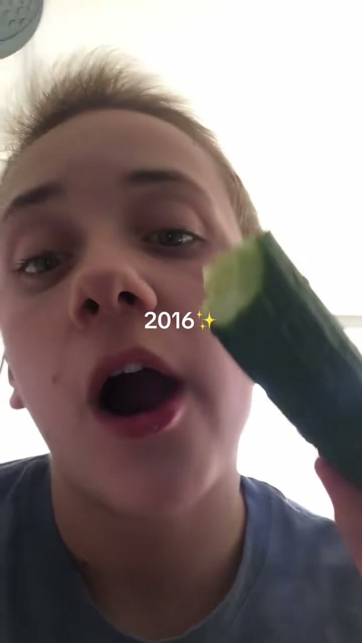 Eating a Cucumber
