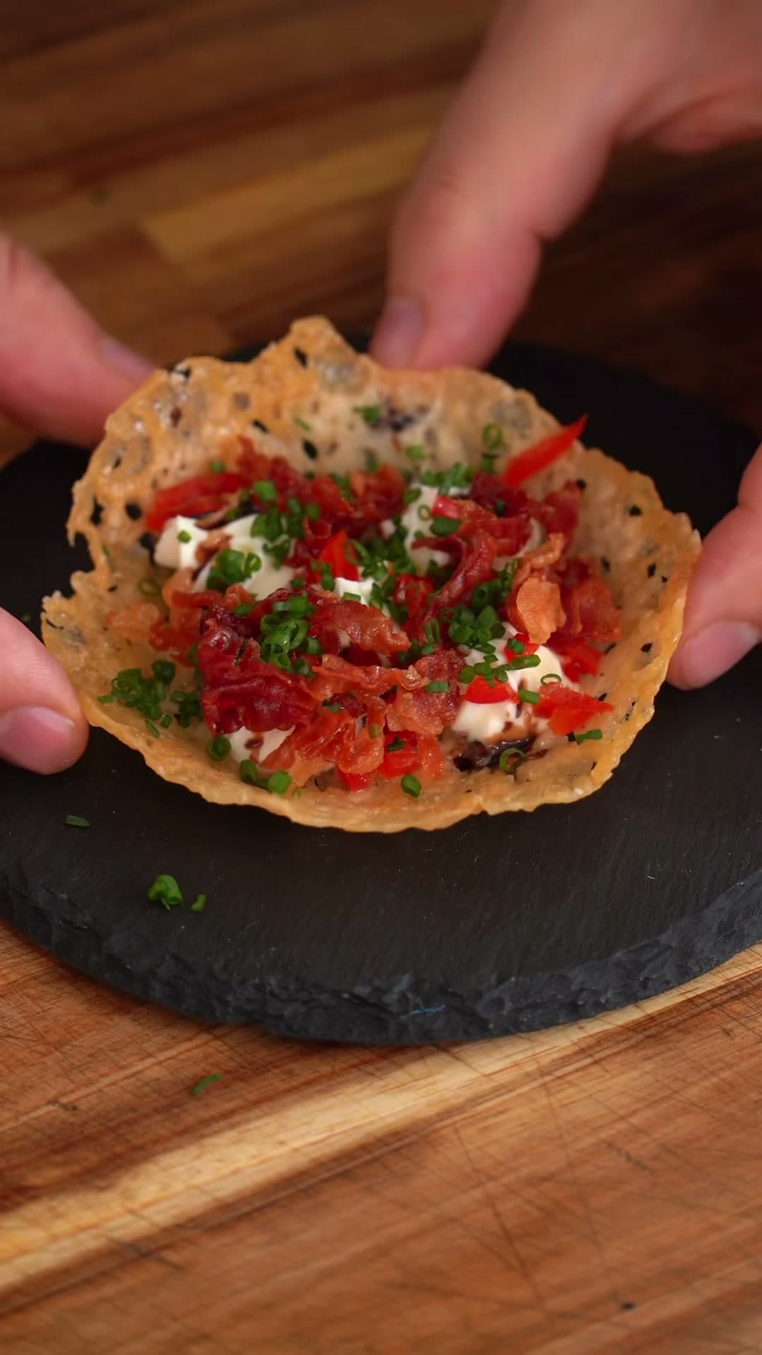 Crispy Parmesan Cups