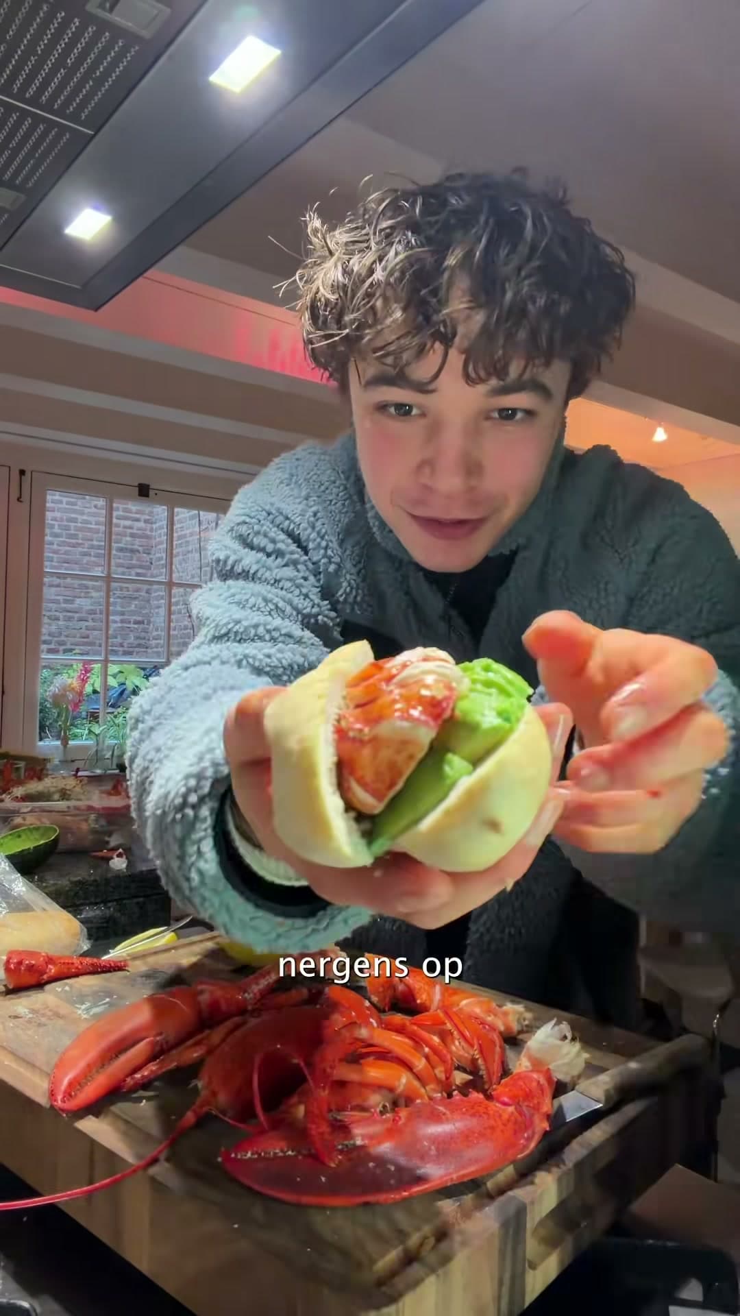 Lobster and Avocado Sandwich