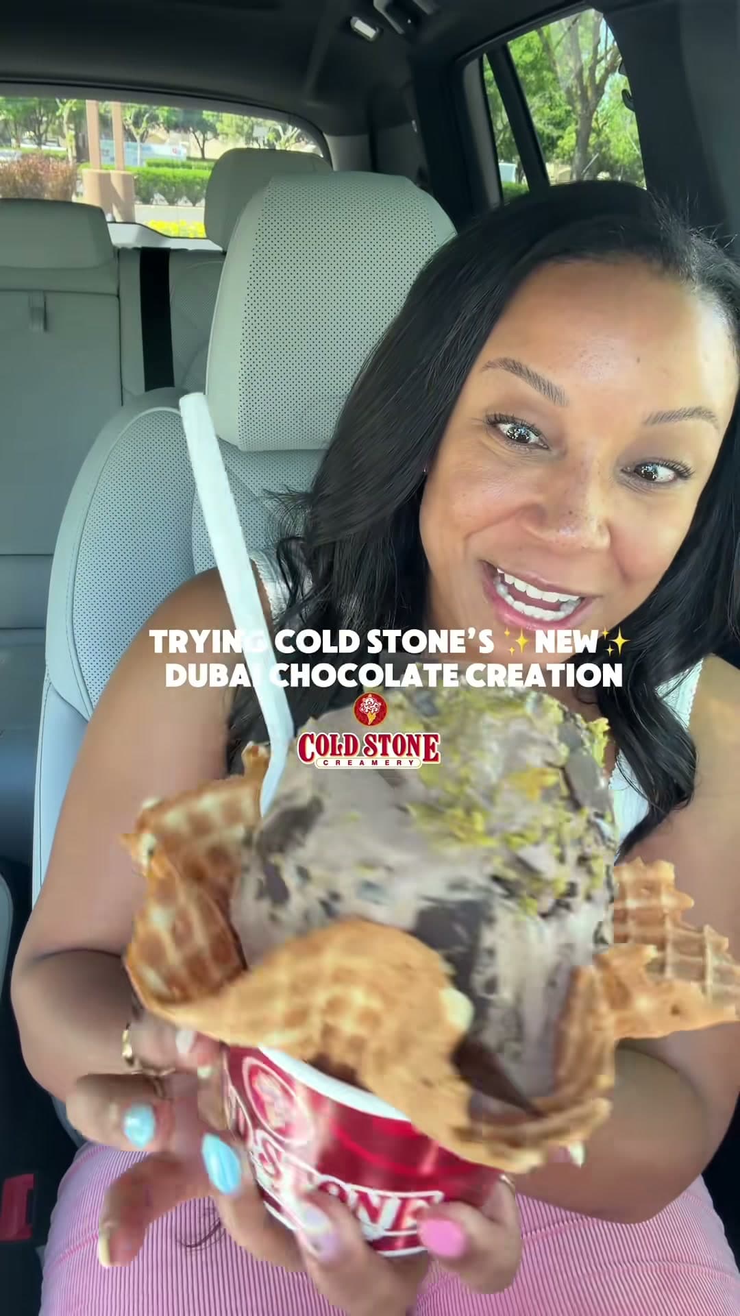 Dubai Chocolate Ice Cream Creation
