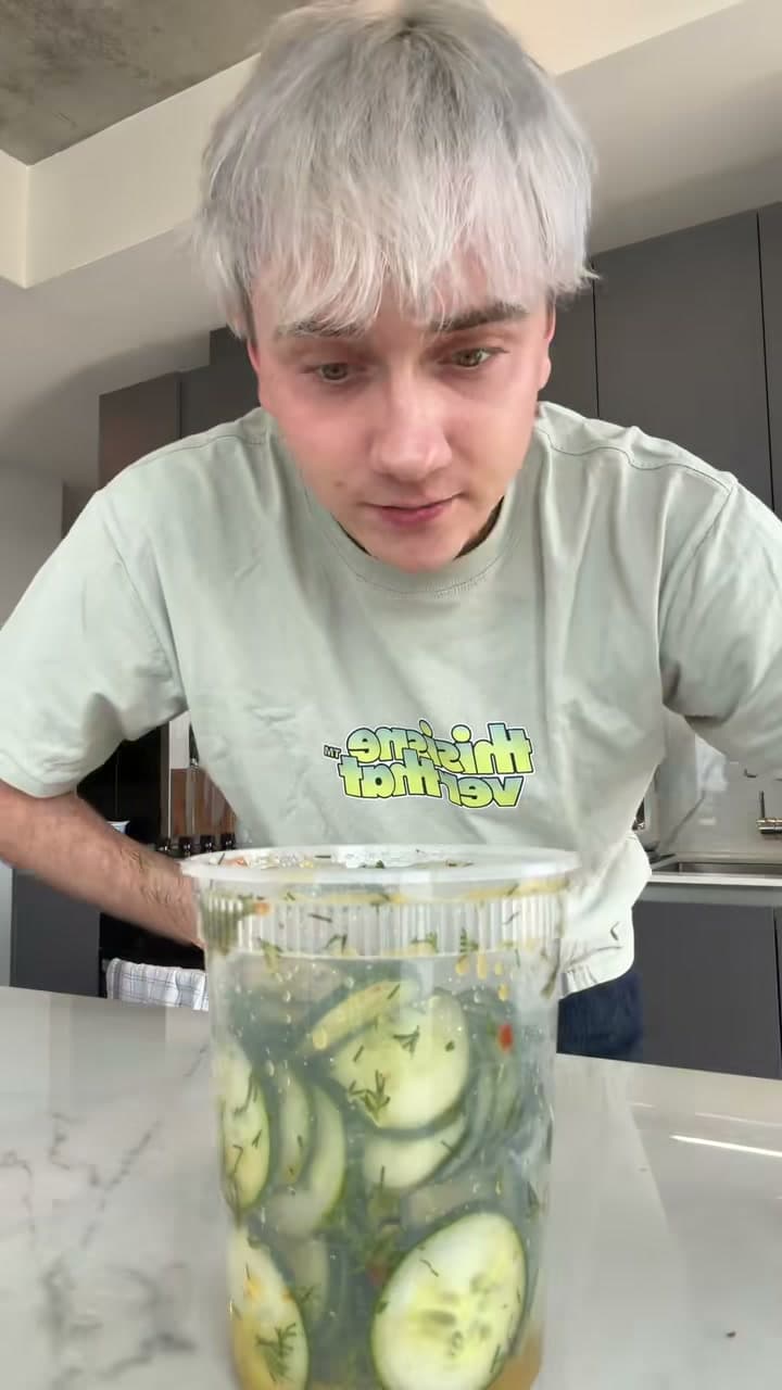 Dill Pickle Cucumber Salad