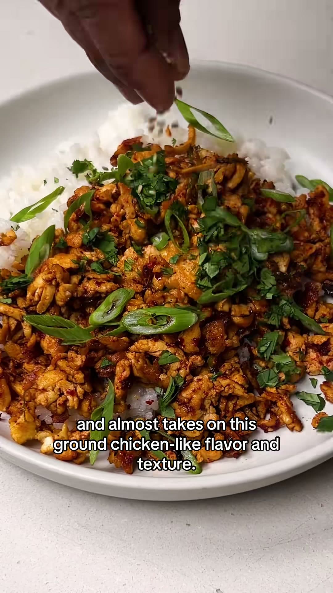 Spicy Grated Tofu Stir
