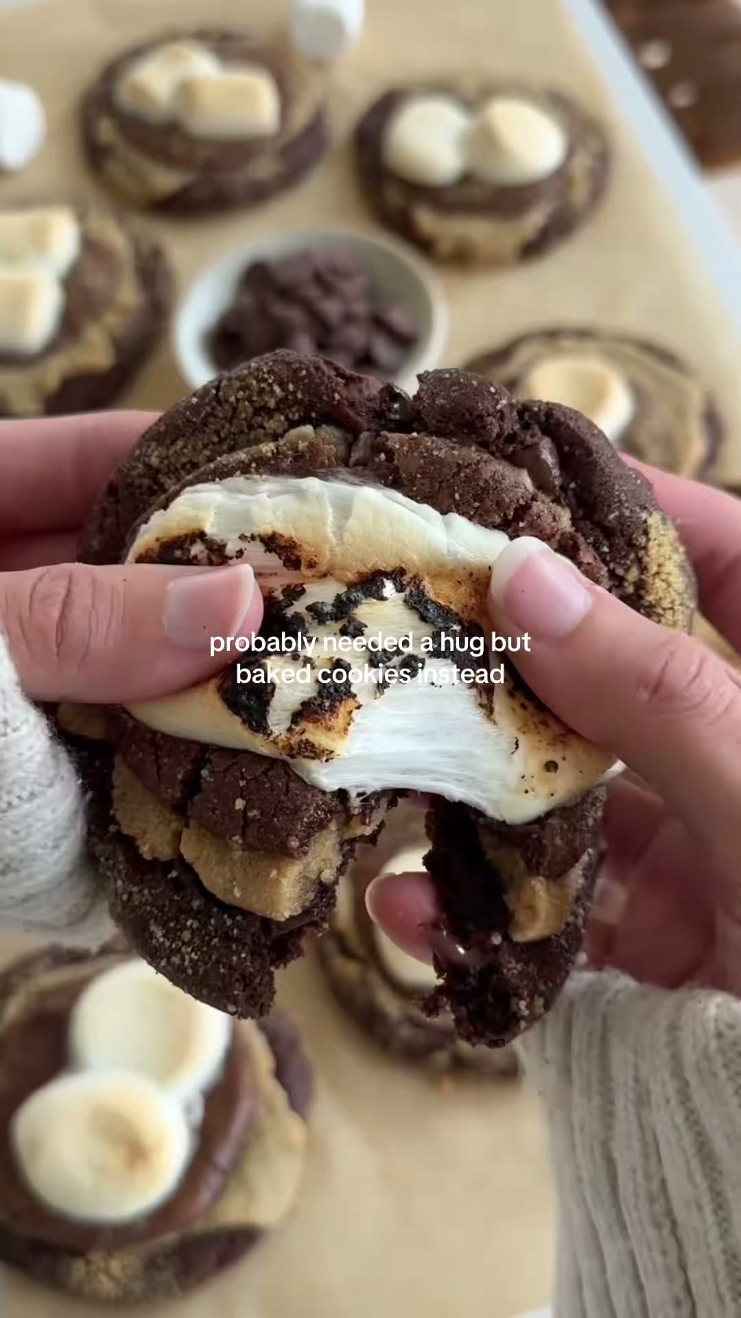 Peanut Butter S'mores Cookies