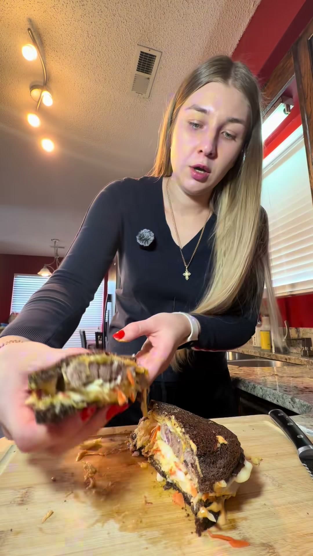 Russian Beef Tongue Reuben