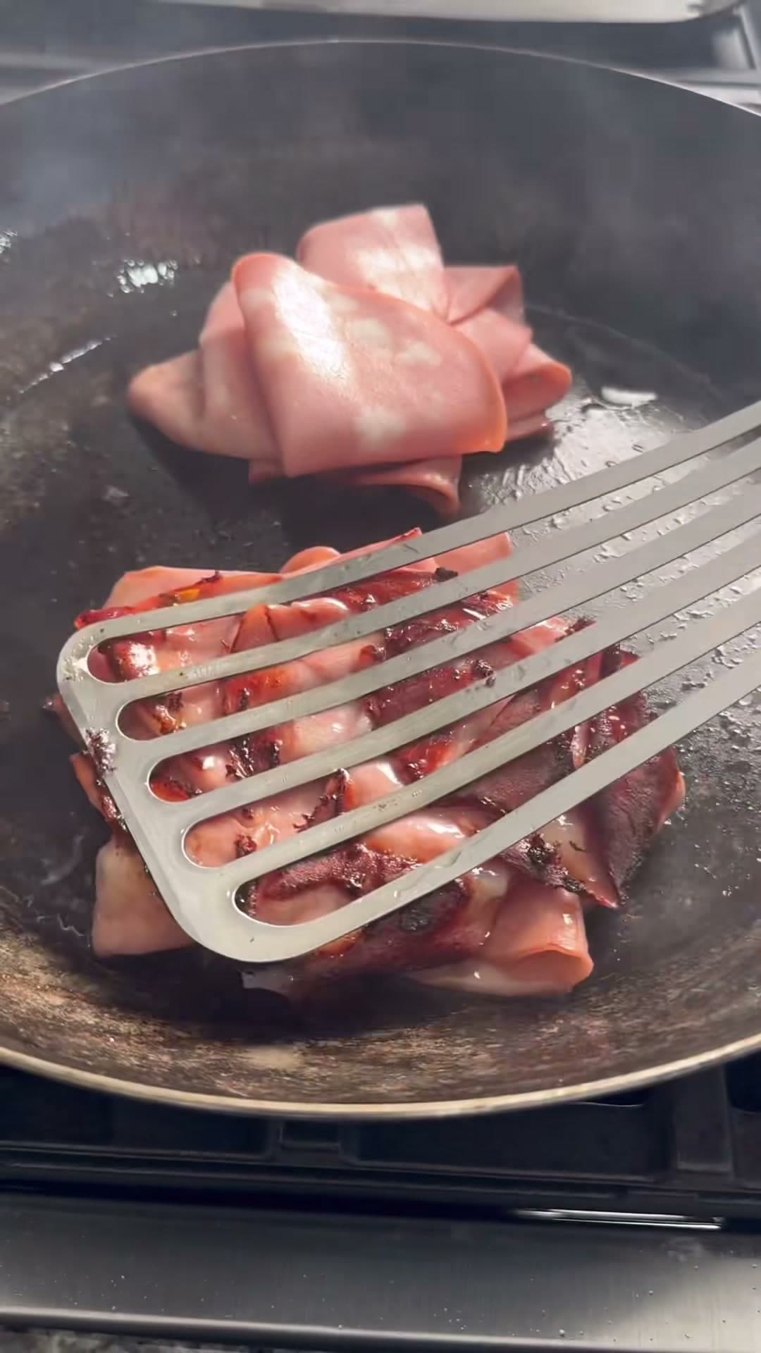 Fried Mortadella Sandwich
