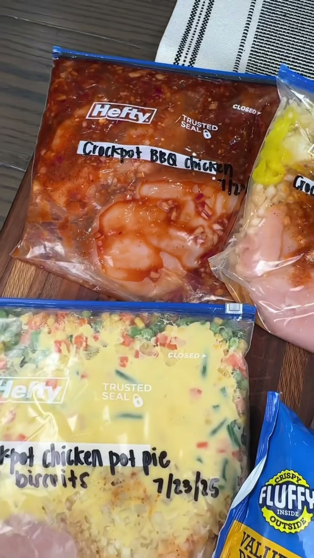 Chicken Freezer Meals (3 Ways)