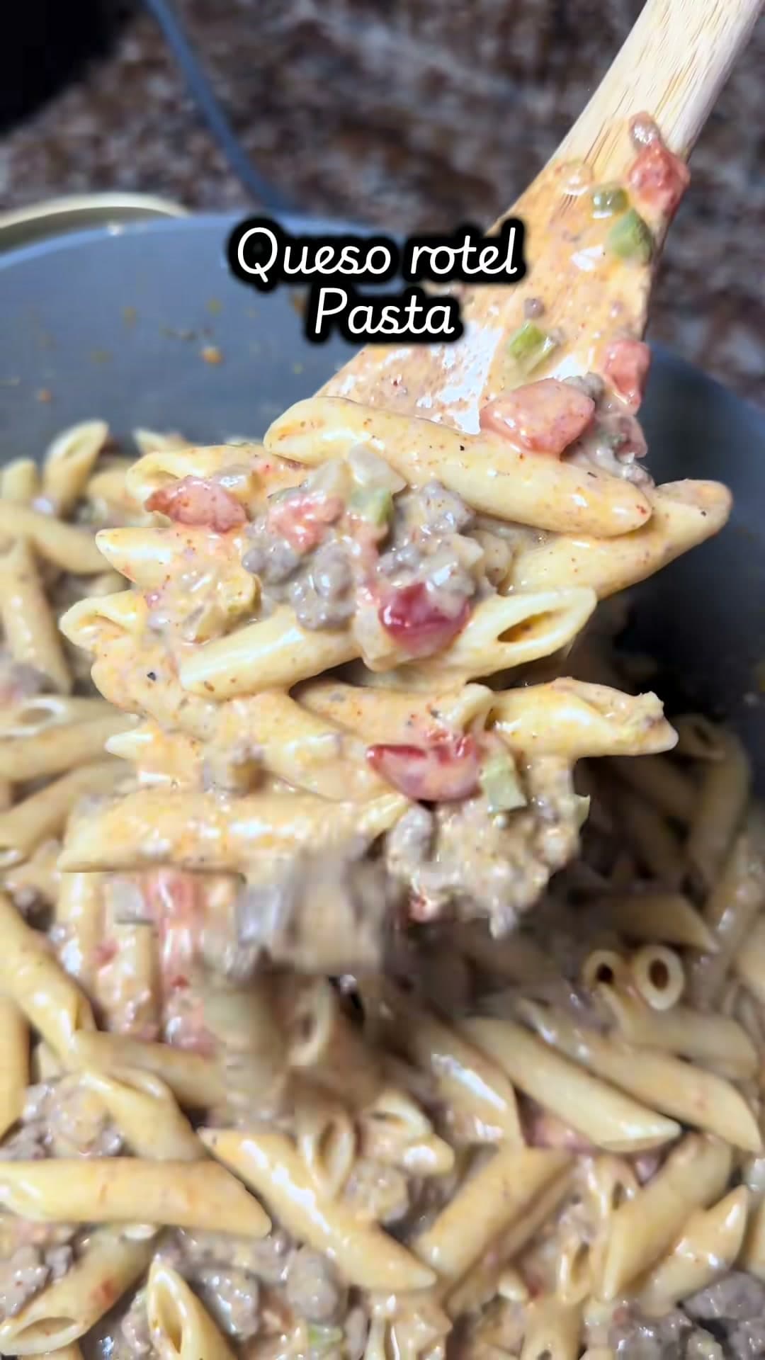 Queso Rotel Pasta