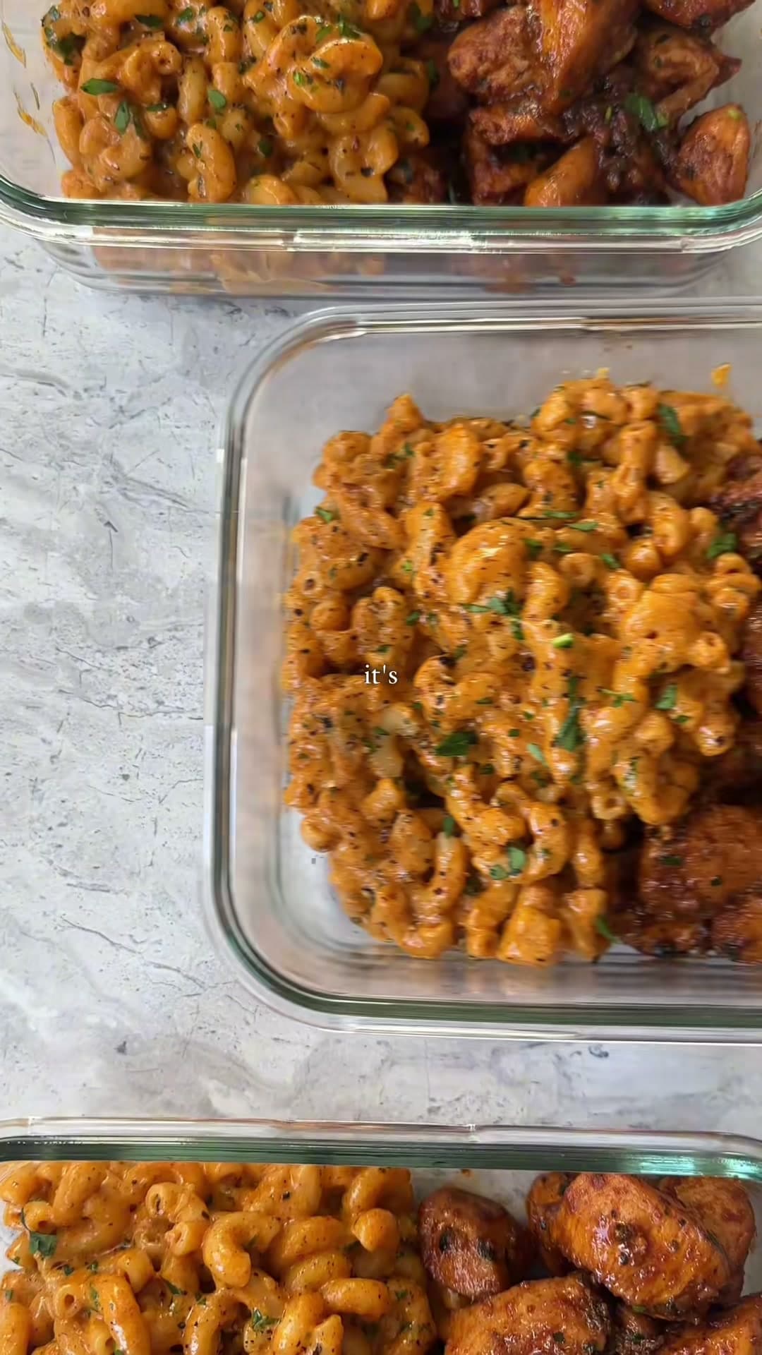 Honey Garlic Butter Chicken and Mac and Cheese