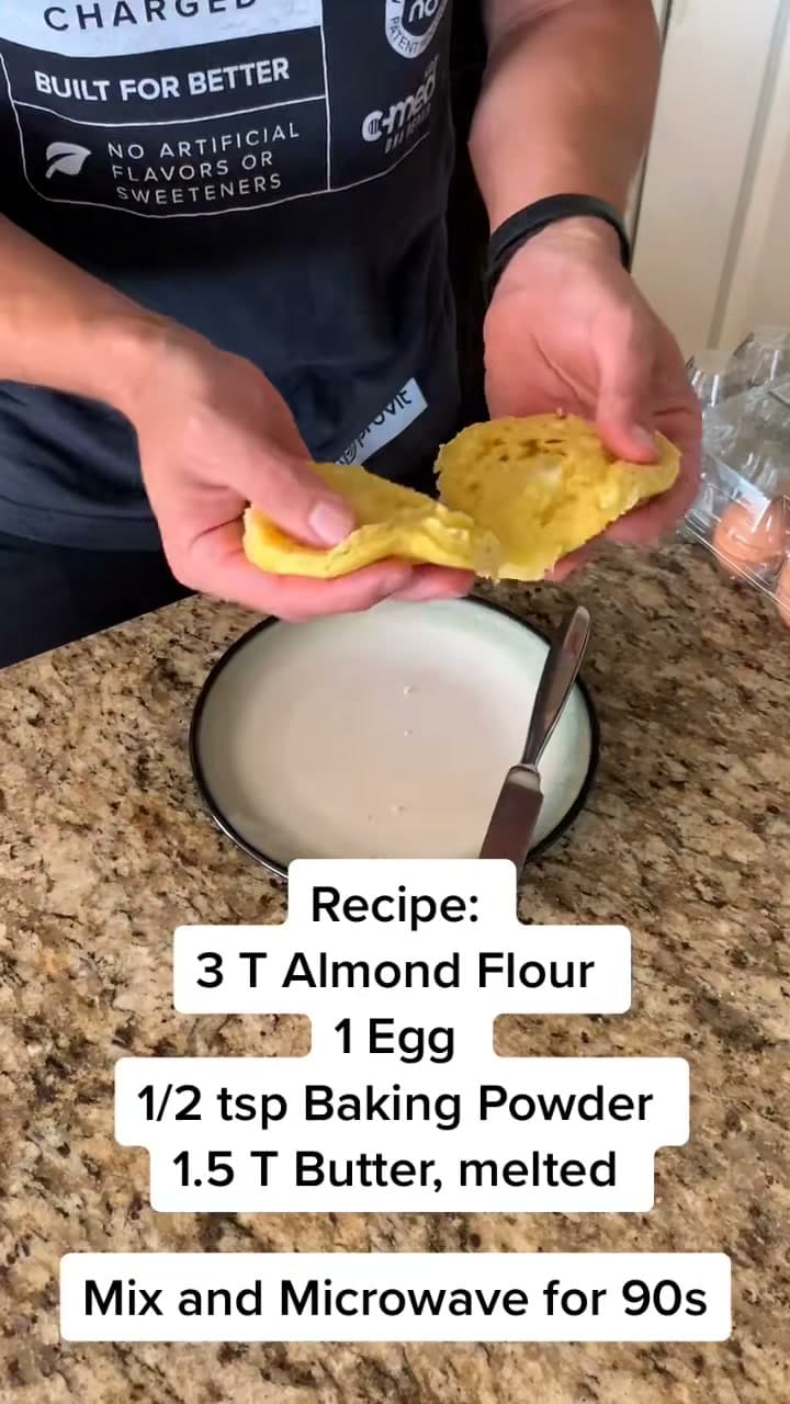 Quick Keto Microwave Bread