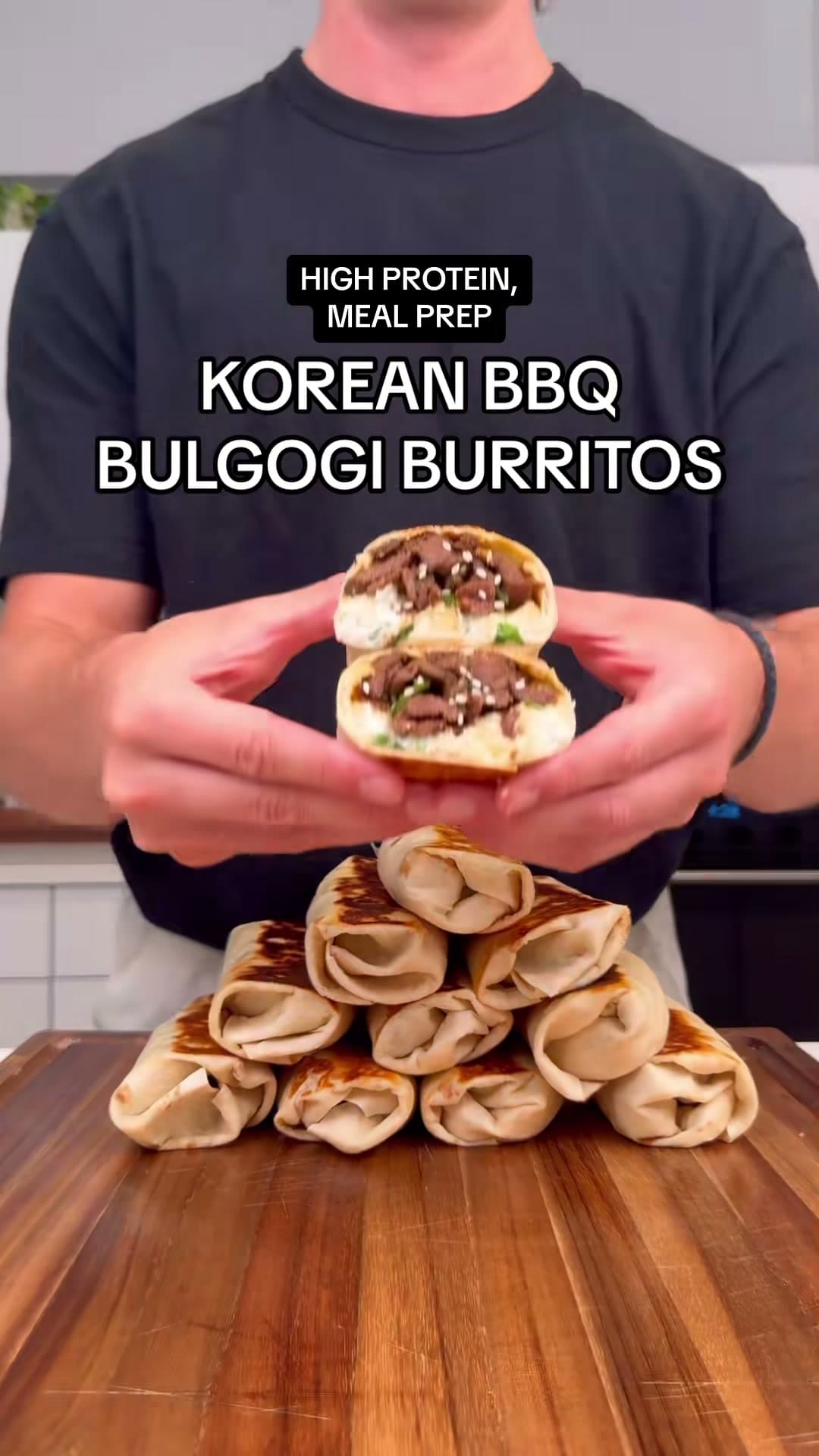 Korean BBQ Bulgogi Burritos
