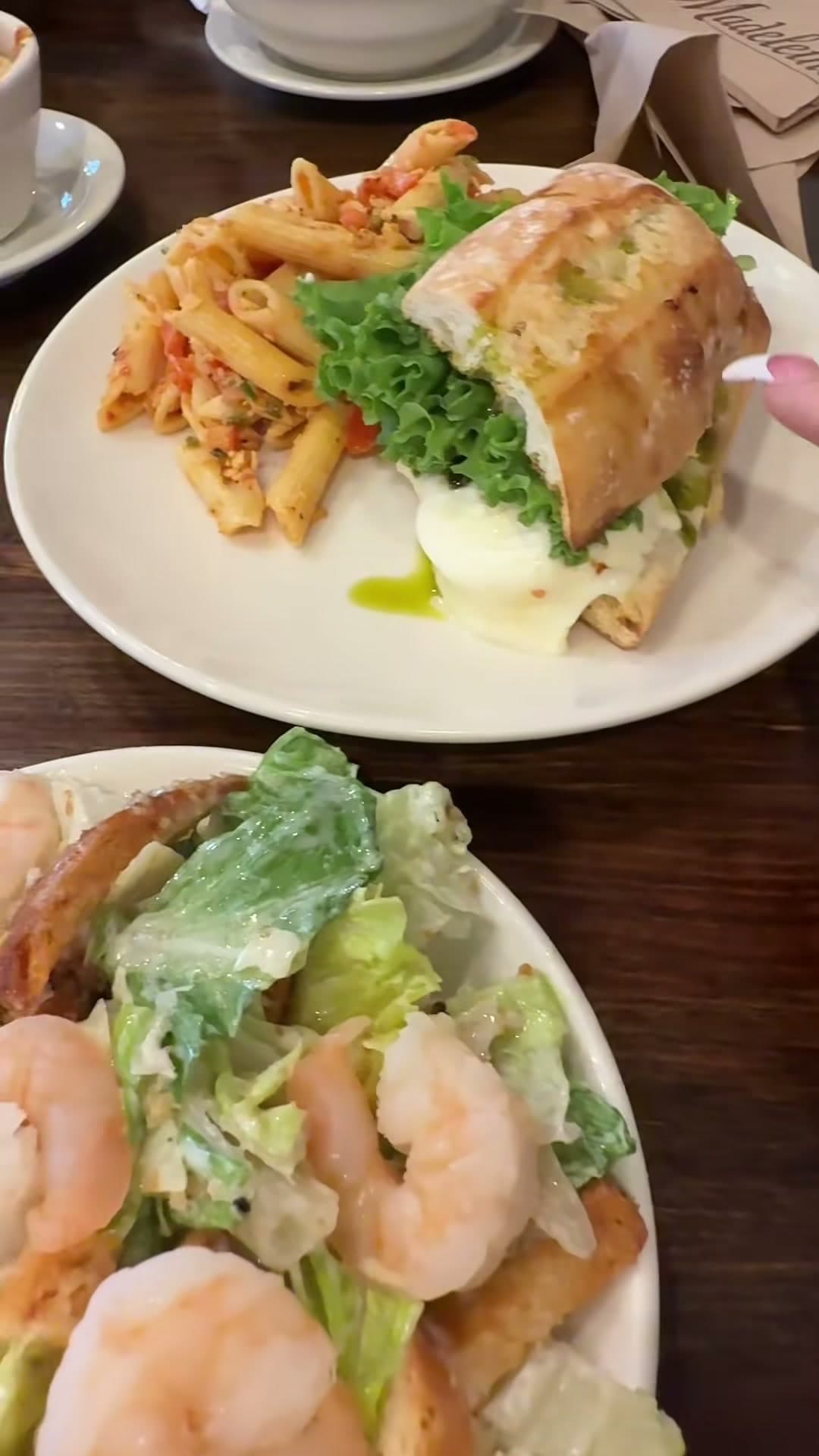 Lunch at La Madeleine